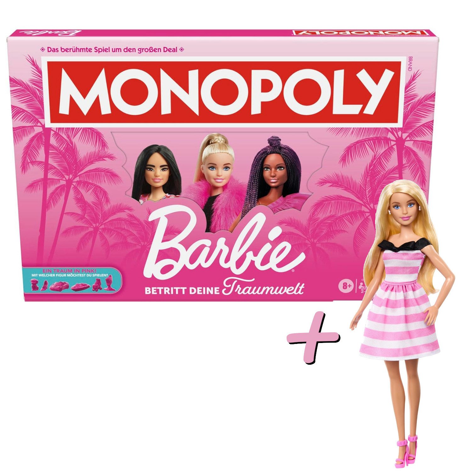 Gomazing Spiel Barbie Set - Monopoly + Puppe