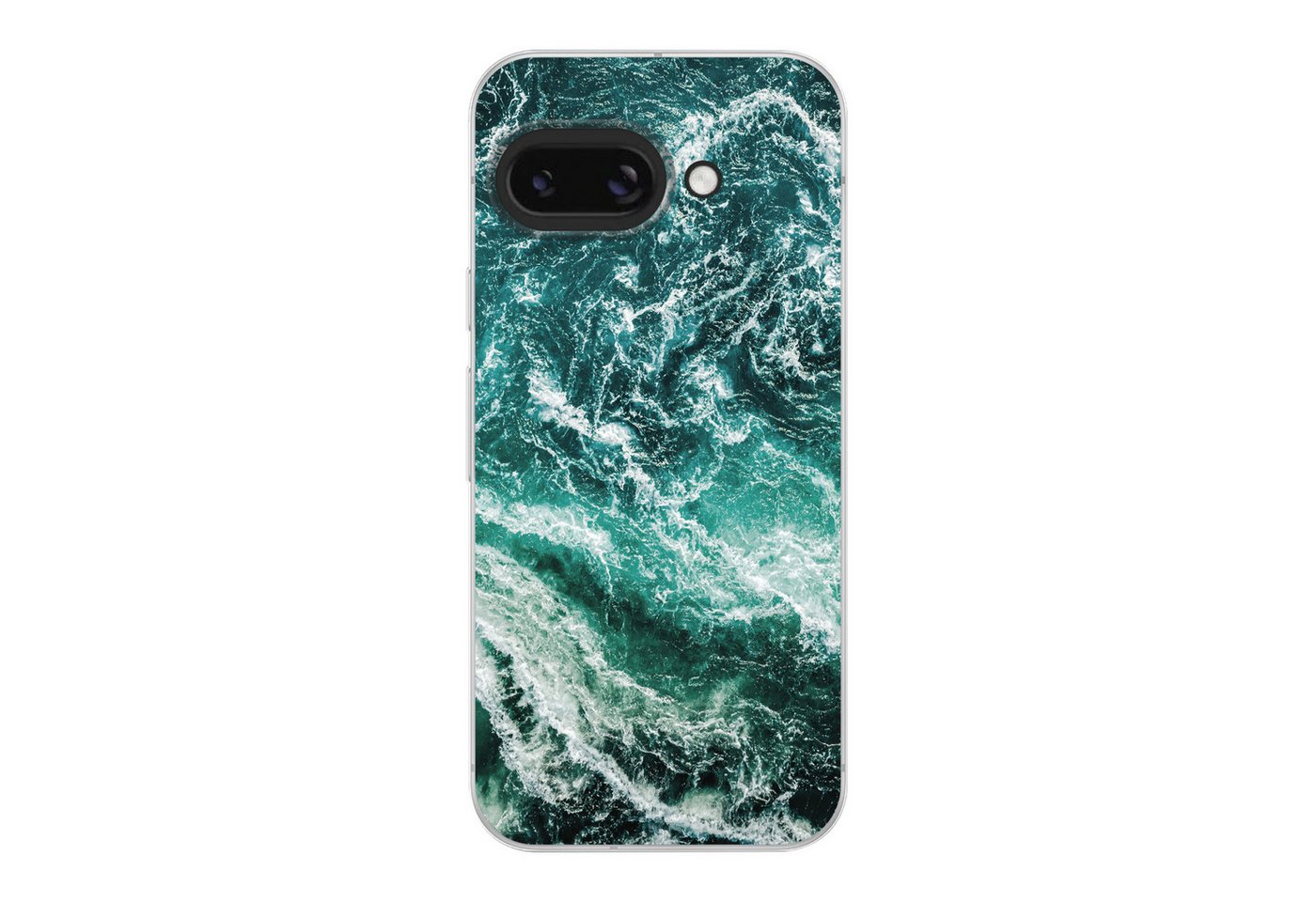 MuchoWow Handyhülle für Google Pixel 9A Marmor - Gemustert - Natursteine, Phone Case, Silikon, Schutzhülle Dünn