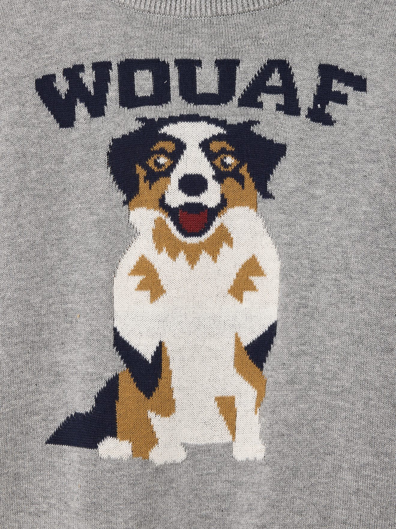 vertbaudet Pullunder Jungen Rundhals-Pullover mit Hund