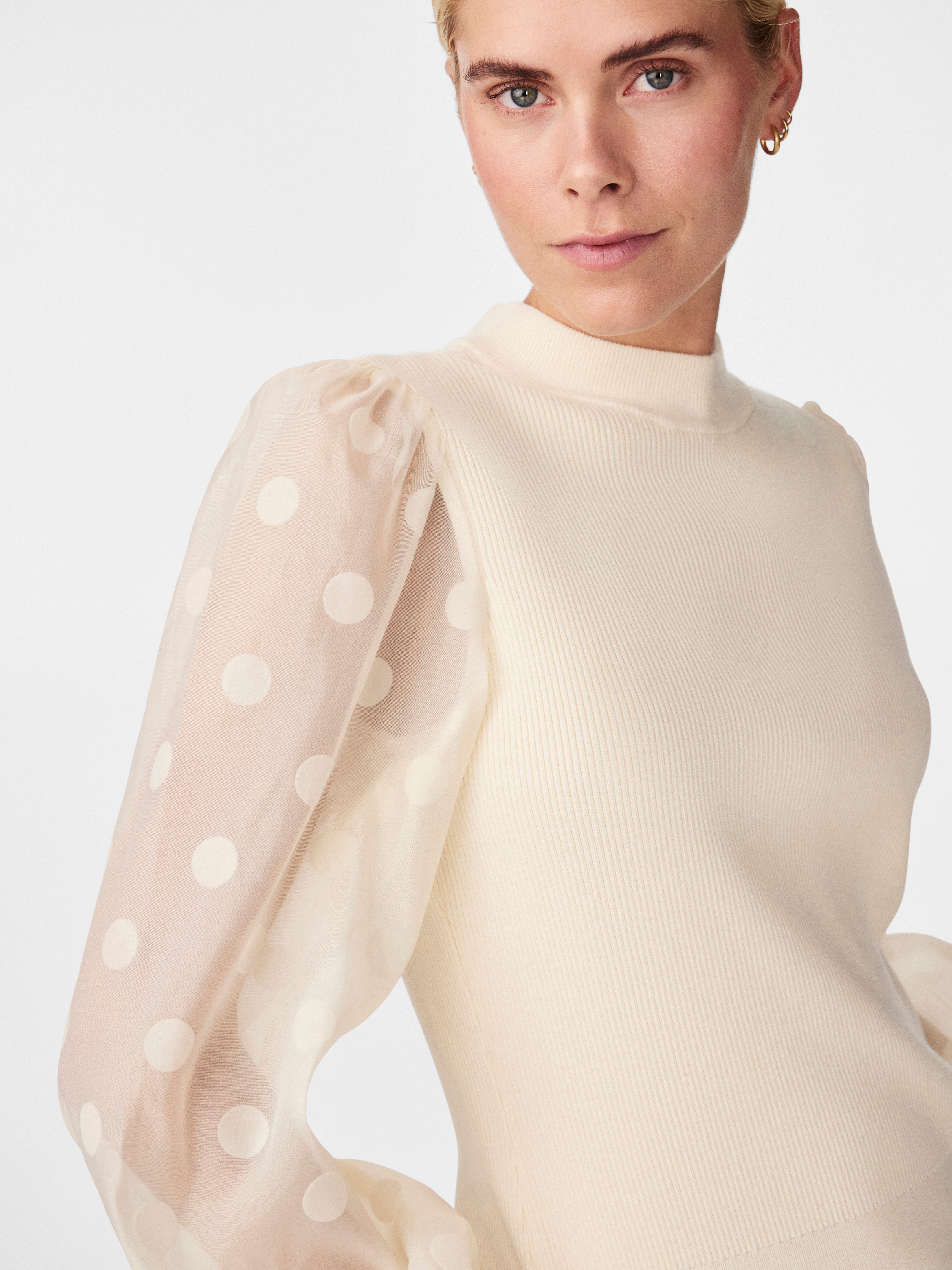 Y.A.S Rundhalspullover YASDOTME LS KNIT PULLOVER günstig online kaufen