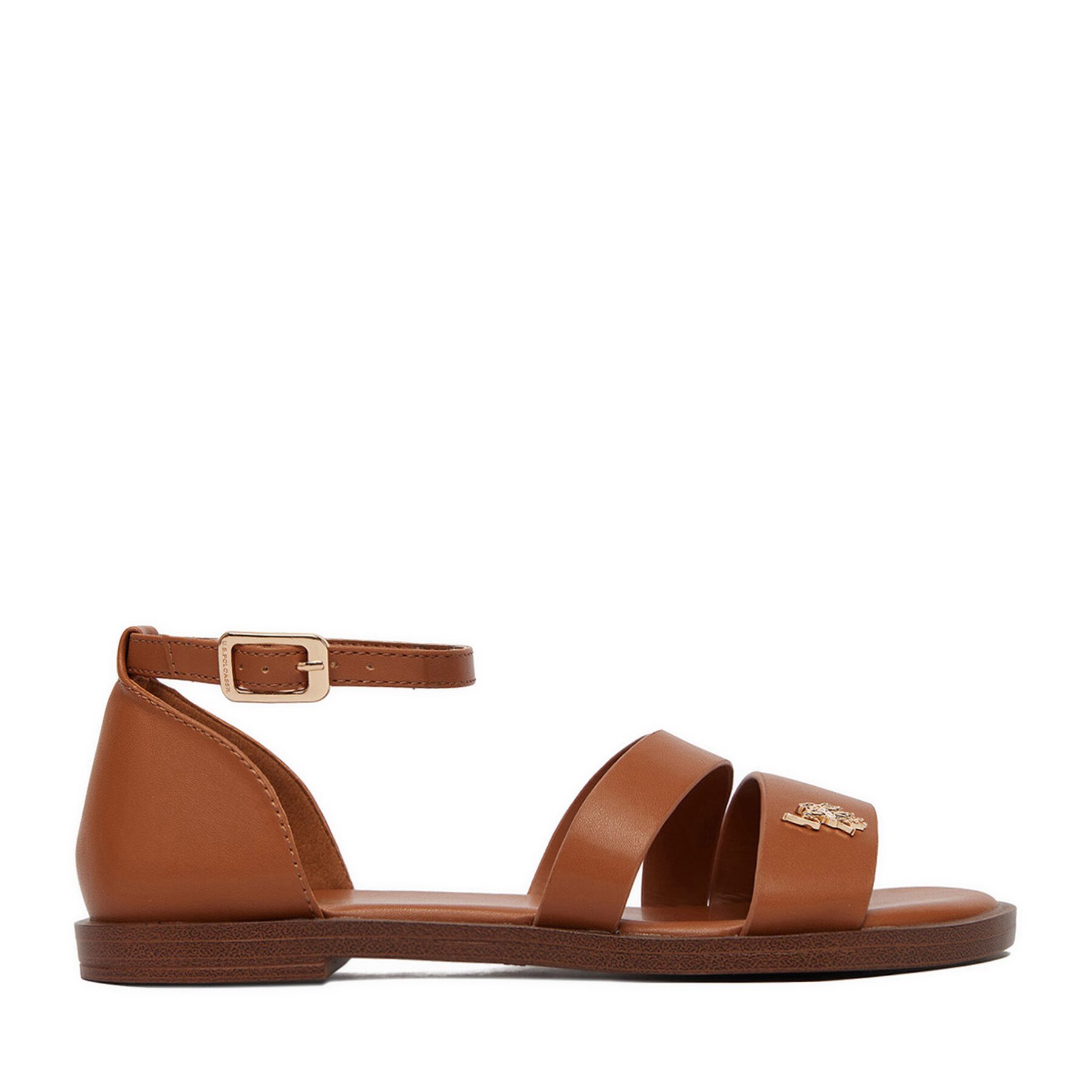 US Polo Assn Damen-Sandalen in Braun Sandale