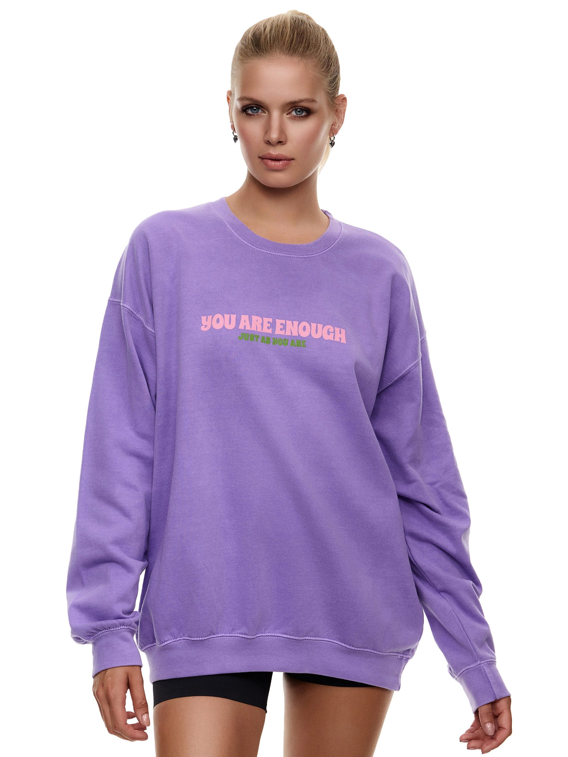 Worldclassca Sweatshirt Worldclassca Oversized Sweatshirt YOU ARE ENOUGH Pr günstig online kaufen