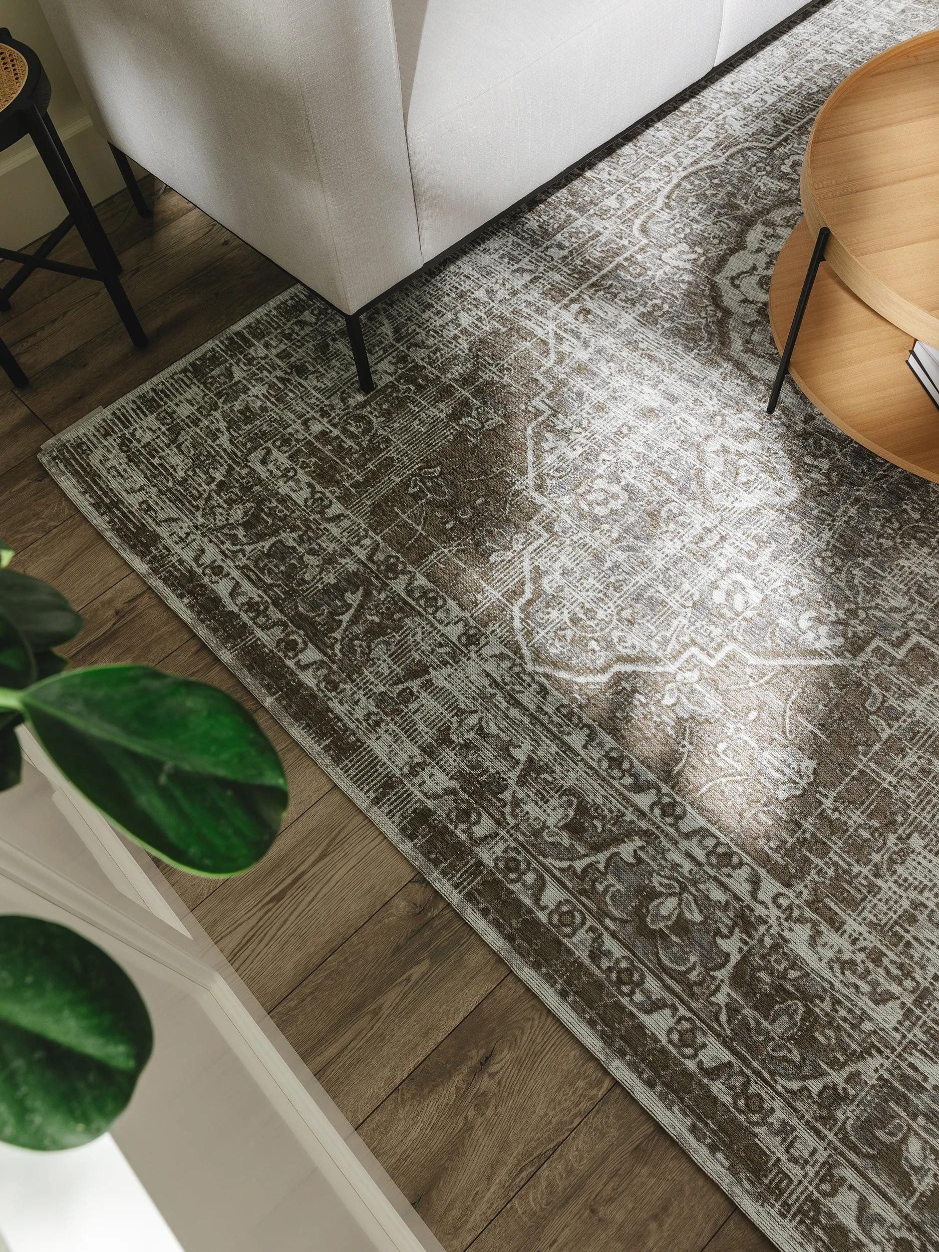 benuta Teppich Frencie, rechteckig, Höhe: 5 mm, Teppich Wohnzimmer, Schlafzimmer, Esszimmer, Flur, Kunstfaser, Cozy