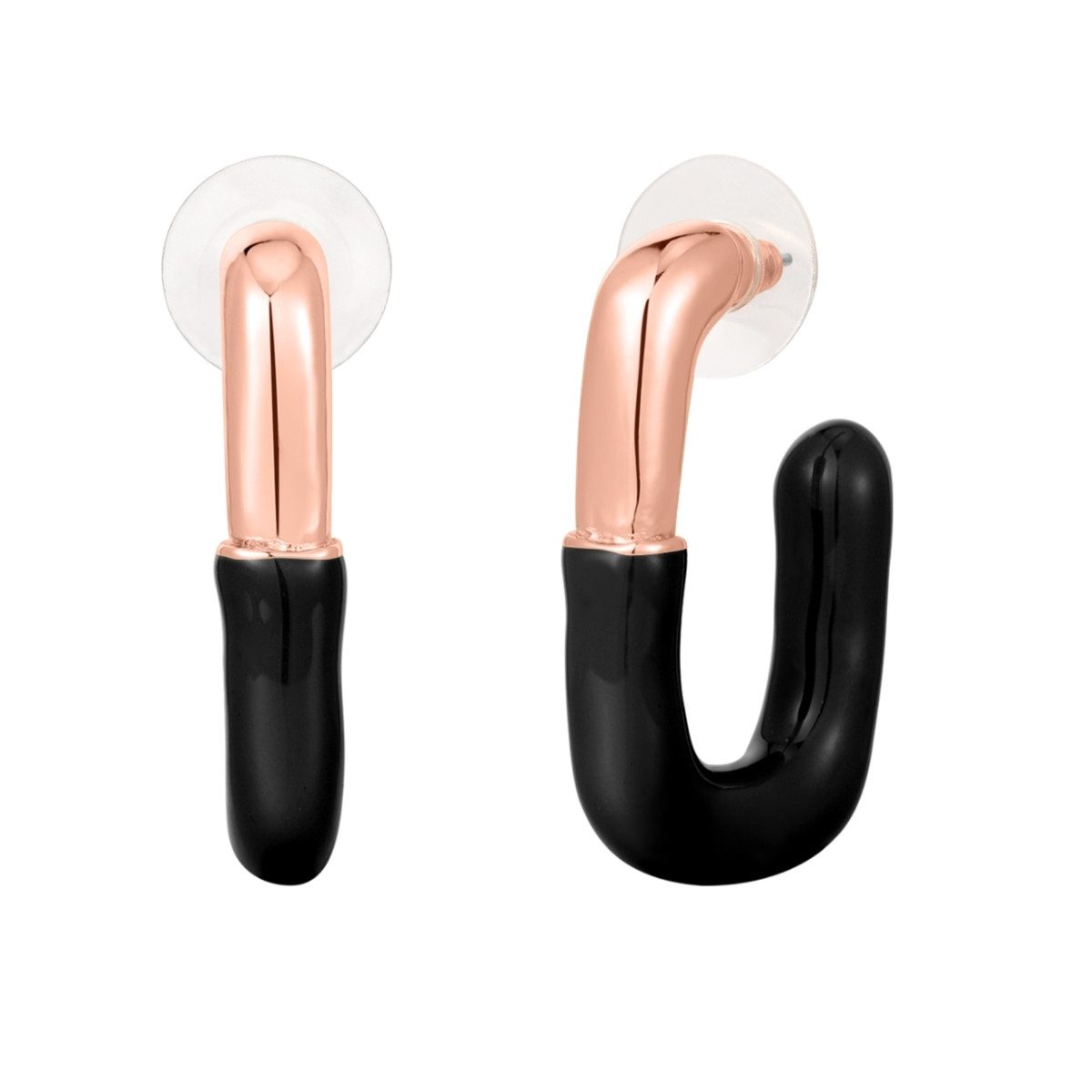 Yokoamii Paar Серьги-кольца roségold