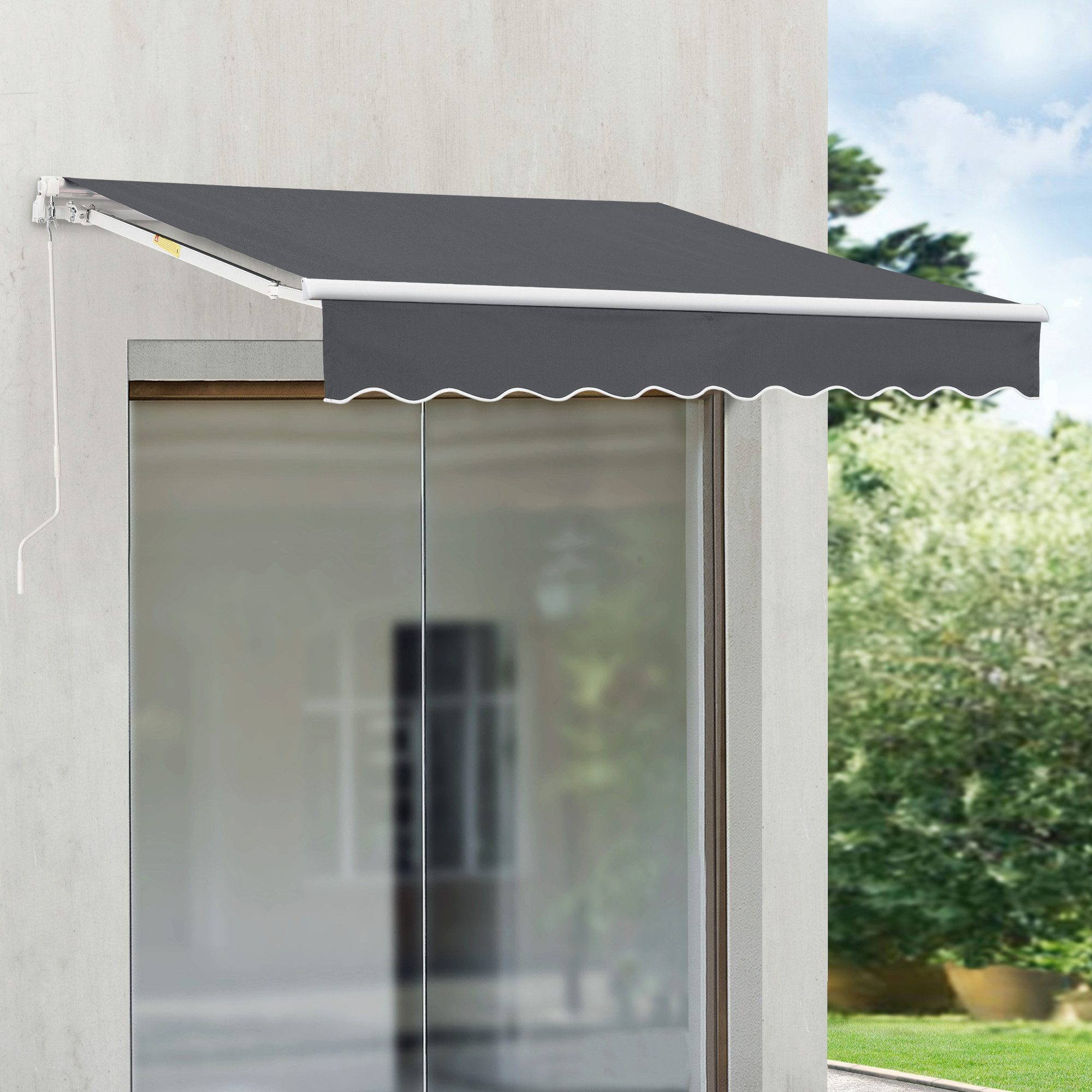 en.casa Gelenkarmmarkise »Bitonto« Aluminiumgestell 300 x günstig online kaufen
