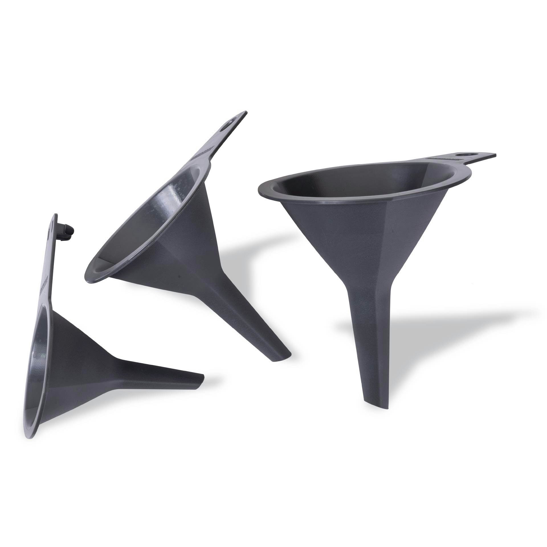 FACKELMANN Trichter Set, Küchentrichter, Universaltrichter, Fülltrichter, Einfüllhilfe