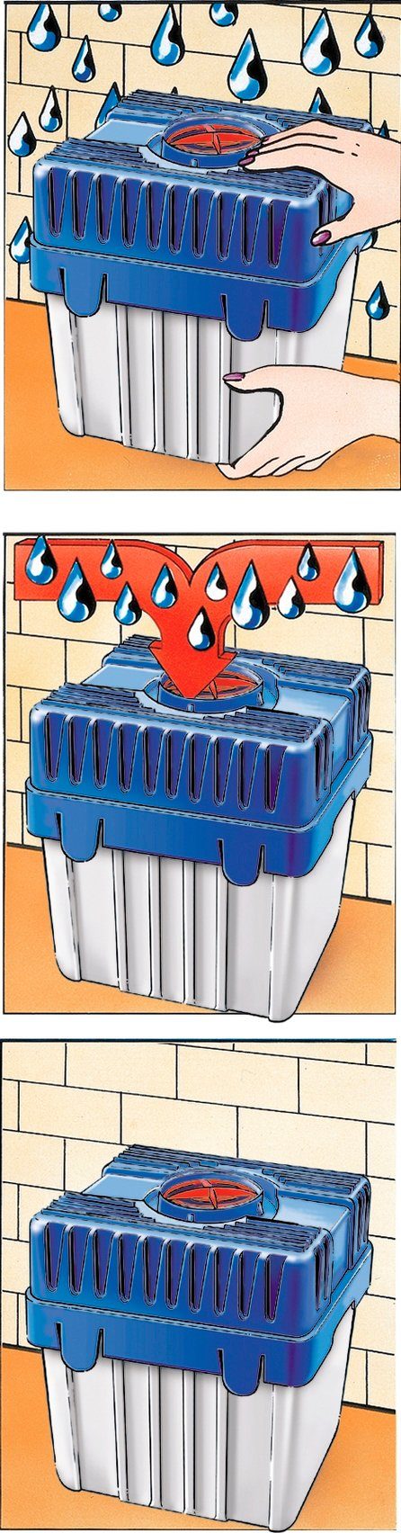 WENKO Luftentfeuchter Feuchtigkeitskiller, für 400 m³ Räume