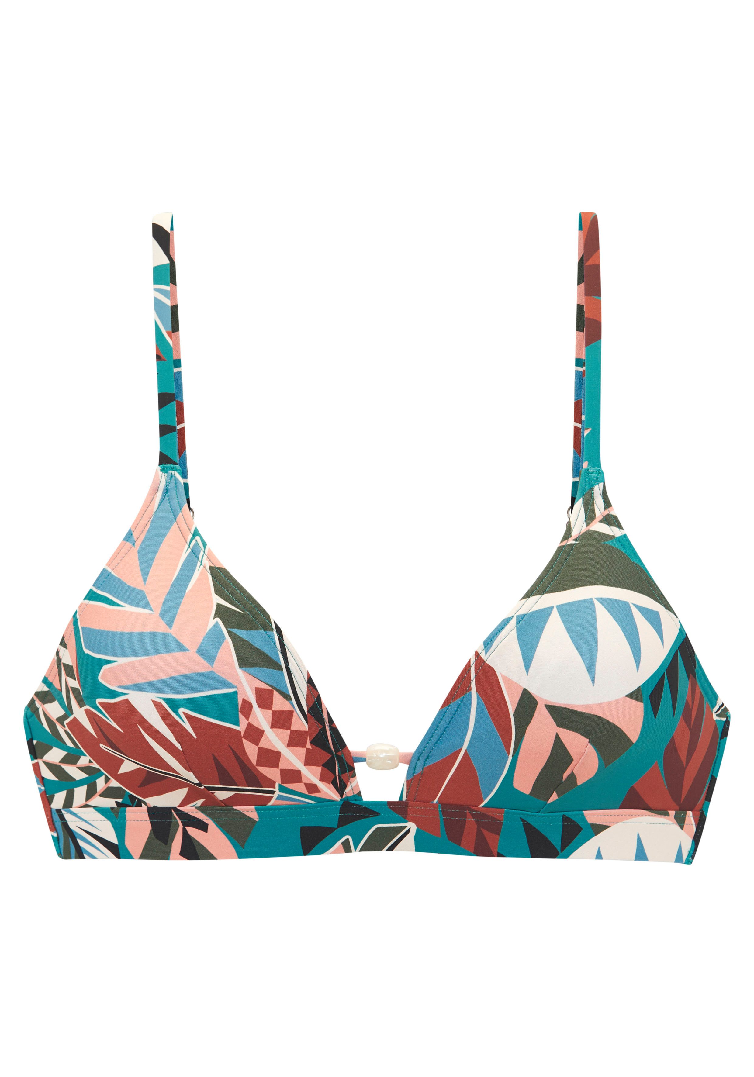 Buffalo Triangel-Bikini-Top Moana, mit modernem Allover-Print