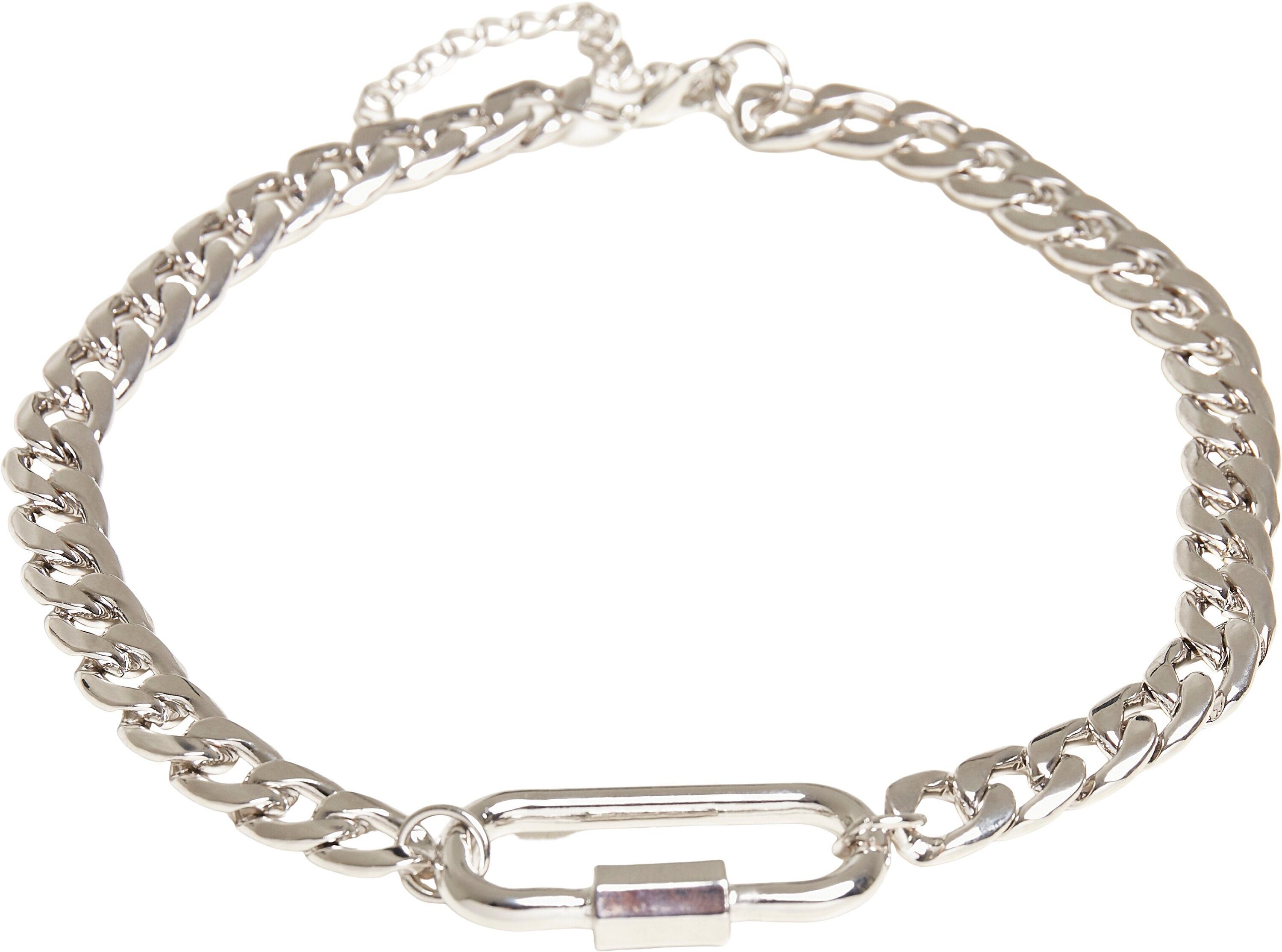 Fastener silver URBAN Edelstahlkette Accessoires CLASSICS Necklace