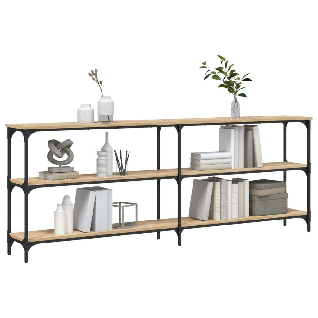vidaXL Beistelltisch Konsolentisch Sonoma-Eiche 200x29x75 cm günstig online kaufen