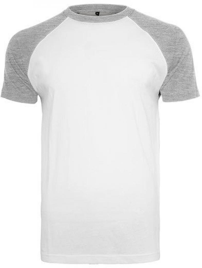 Build Your Brand Rundhalsshirt Raglan Contrast Herren T-Shirt