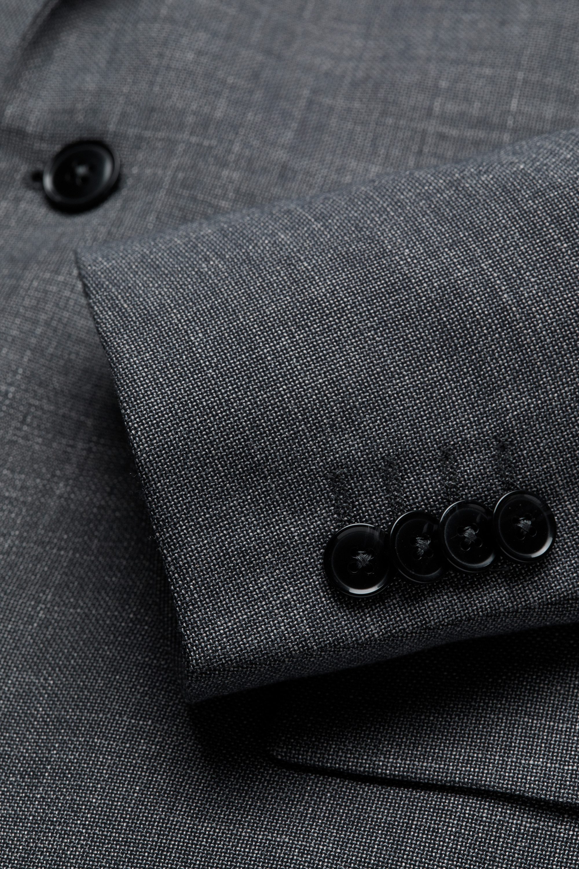 Digel Anzugsakko Duncan (1-tlg., Mischgewebe) Kissing Buttons