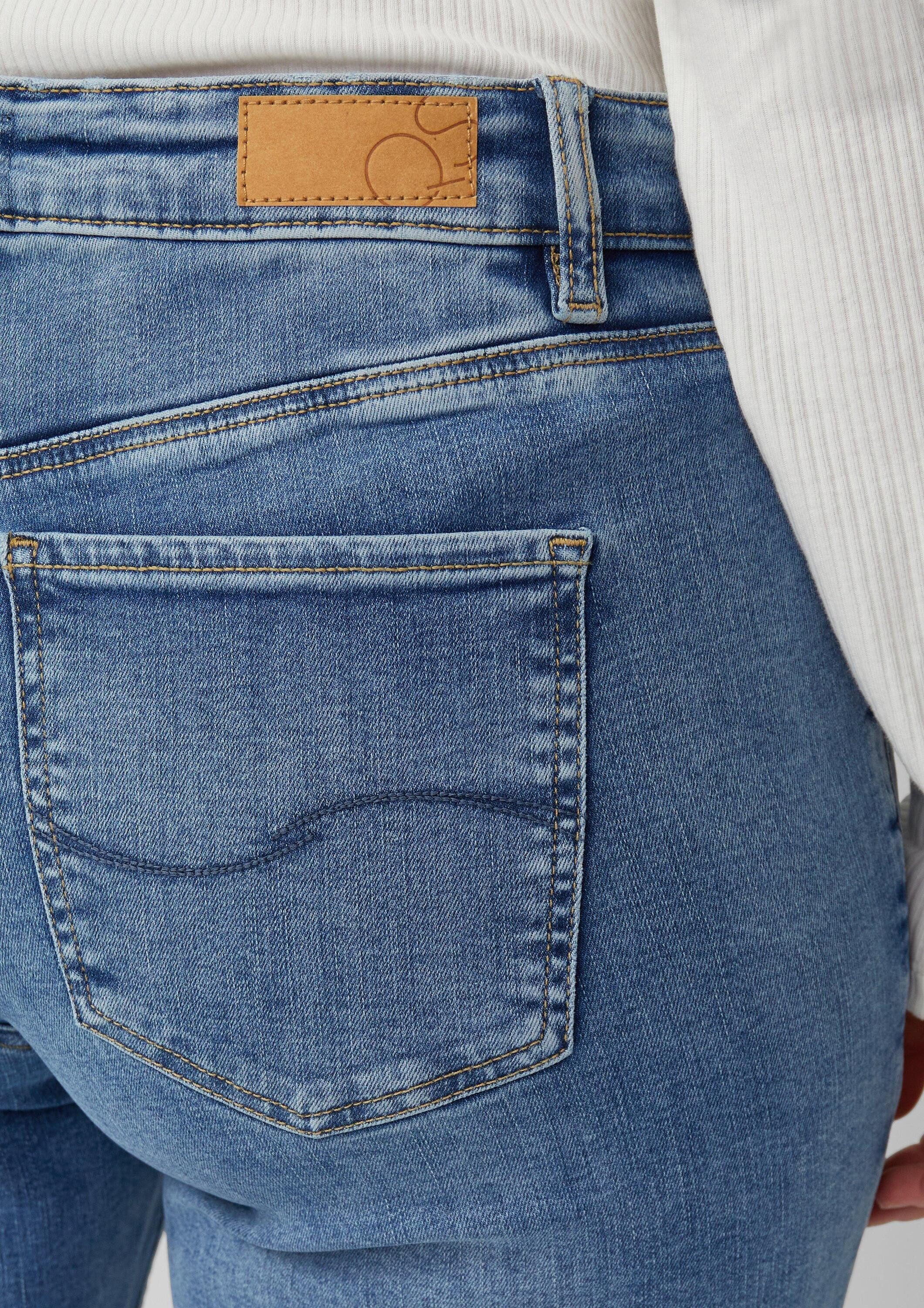 QS Regular-fit-Jeans Jeans-Hose Jeans / Slim Fit / Mid Rise / Straight Leg