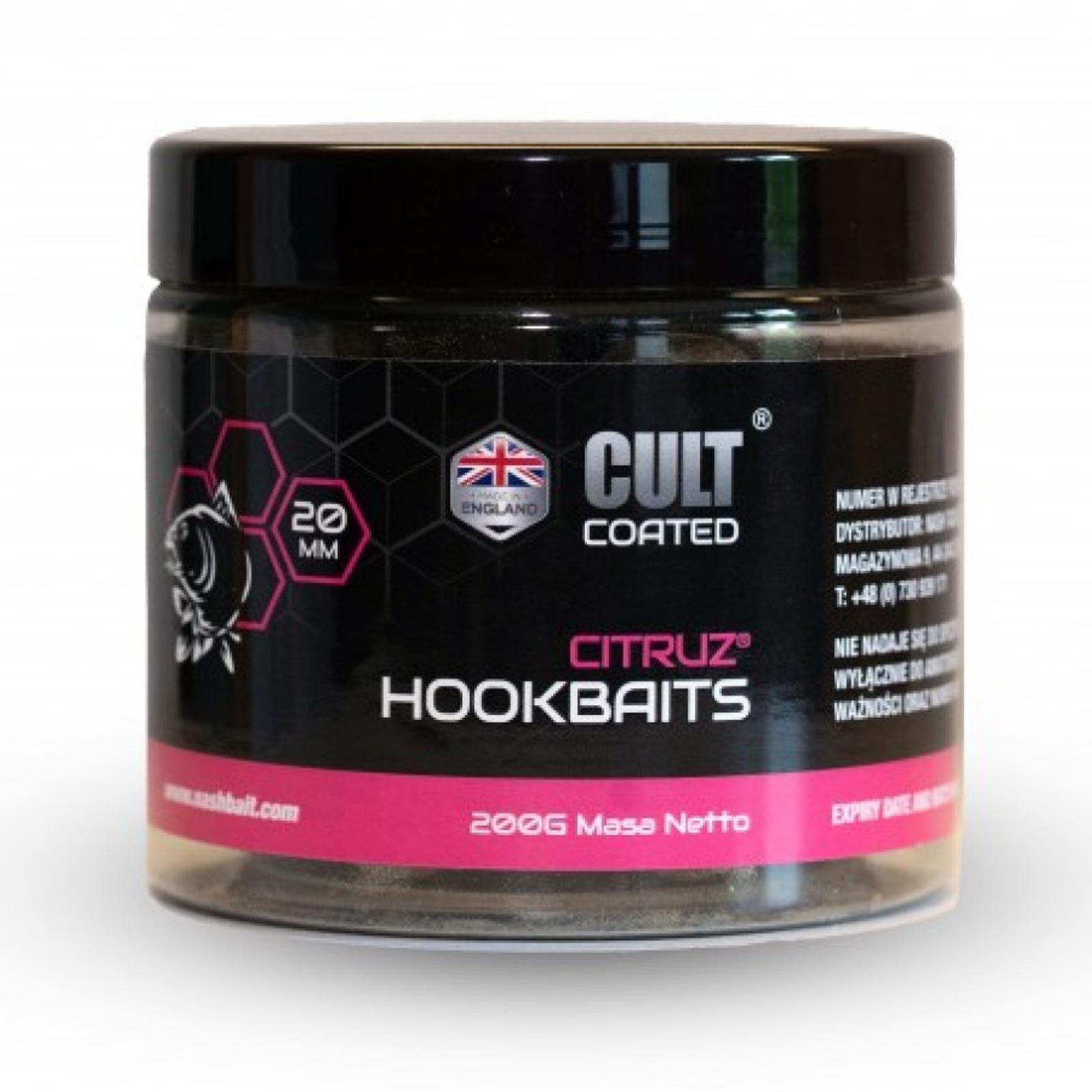 Nash Fishing Fisch-Futterspender, Nash Citruz Cult Coated Hookbaits 20mm