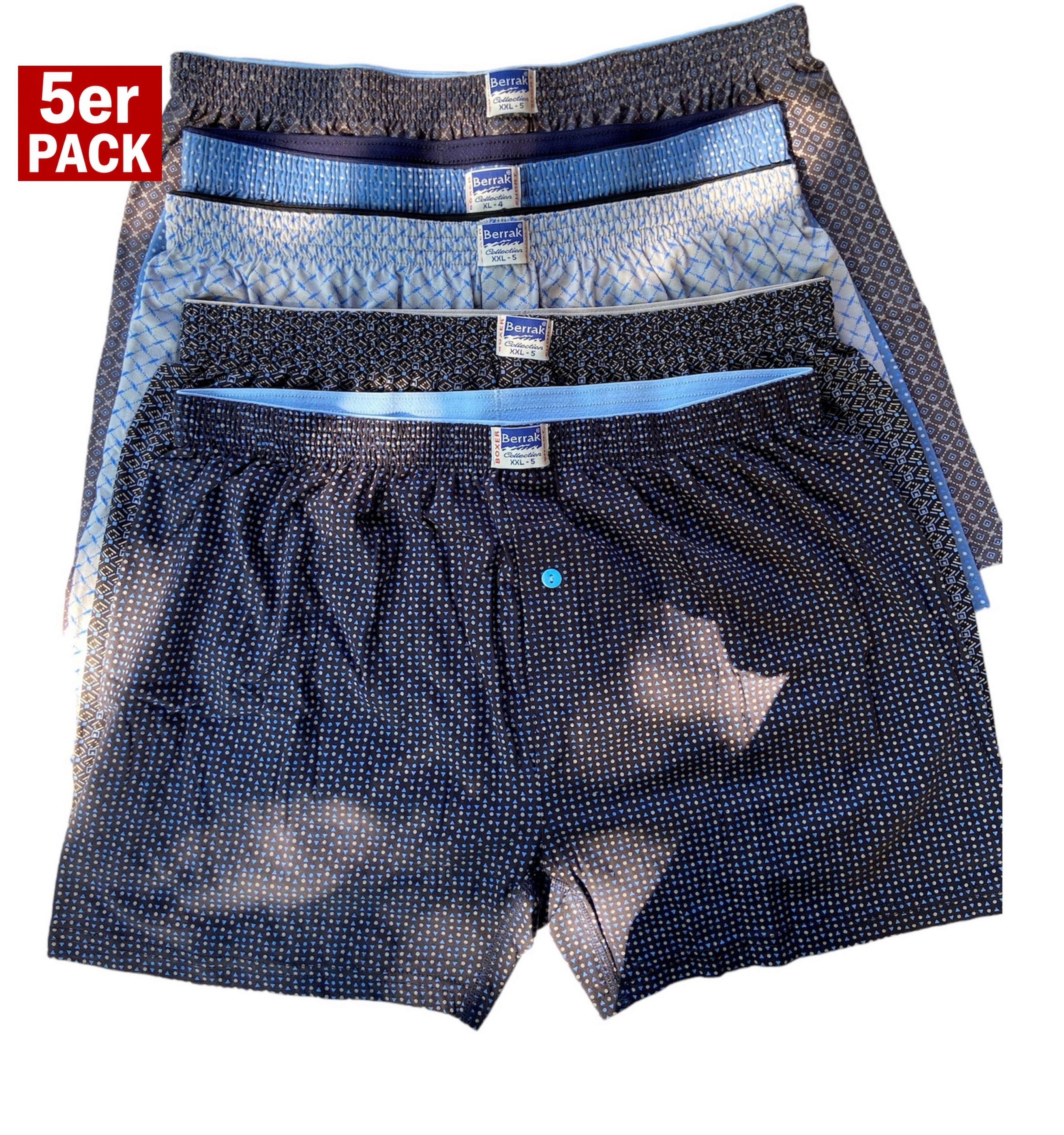 DDOnlineShop Boxershorts Herren Unterhosen Slips (Packung,Spar-Set, 5-St., 5er-Pack) Gr.M L XL XXL XXXL Premium Qualität A1054
