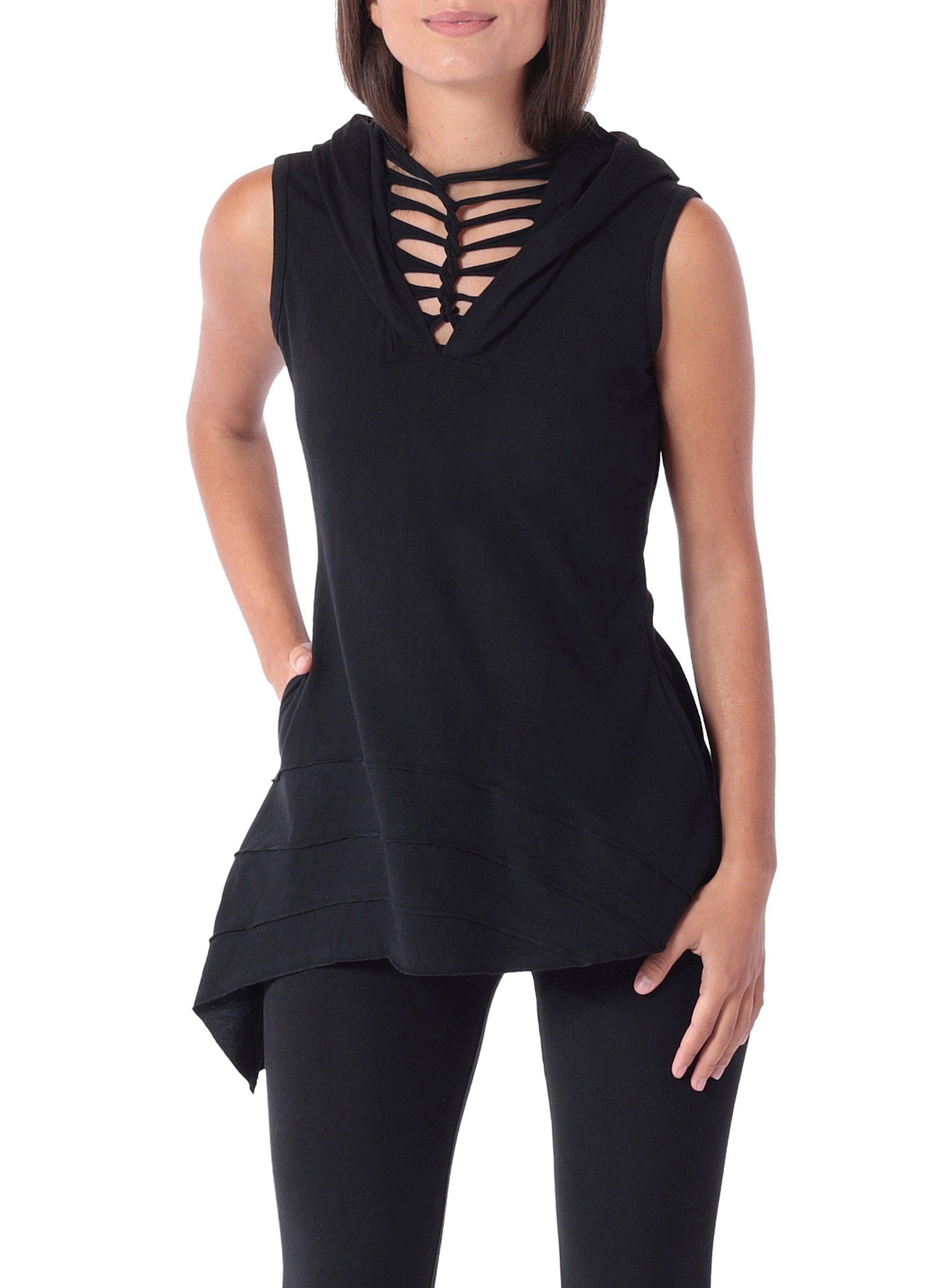 PUREWONDER Tunikakleid Ärmelloses Sommerkleid aus Jersey günstig online kaufen