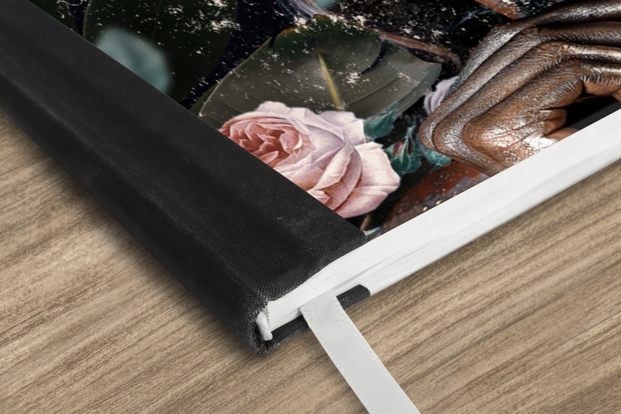 Thumbnail - MuchoWow Notizbuch Blumen - Frauen - Make-up, Notebook, Notizblock a5, Tagebuch, Journal Liniert