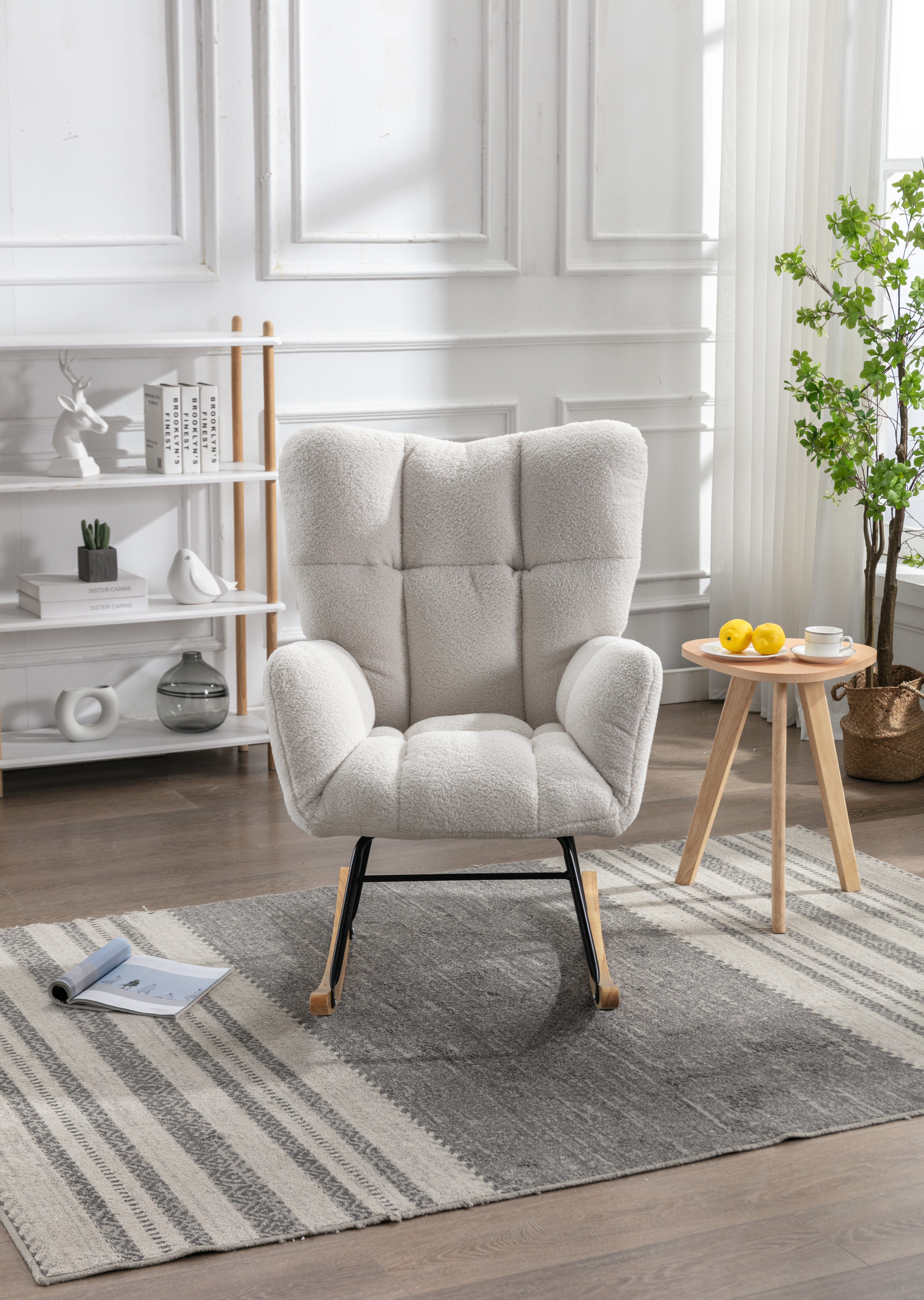 HAUSS SPOLE Schaukelstuhl Stillsessel Relaxsessel Wohnzimmersessel günstig online kaufen