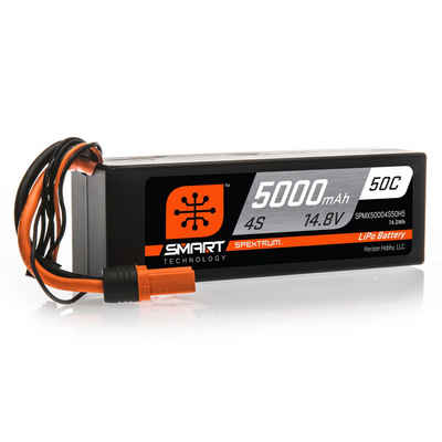 Spektrum Spektrum Lipo Akku 5000mAh 2S 7.4V 100C Smart IC3 RC-Ladegerät