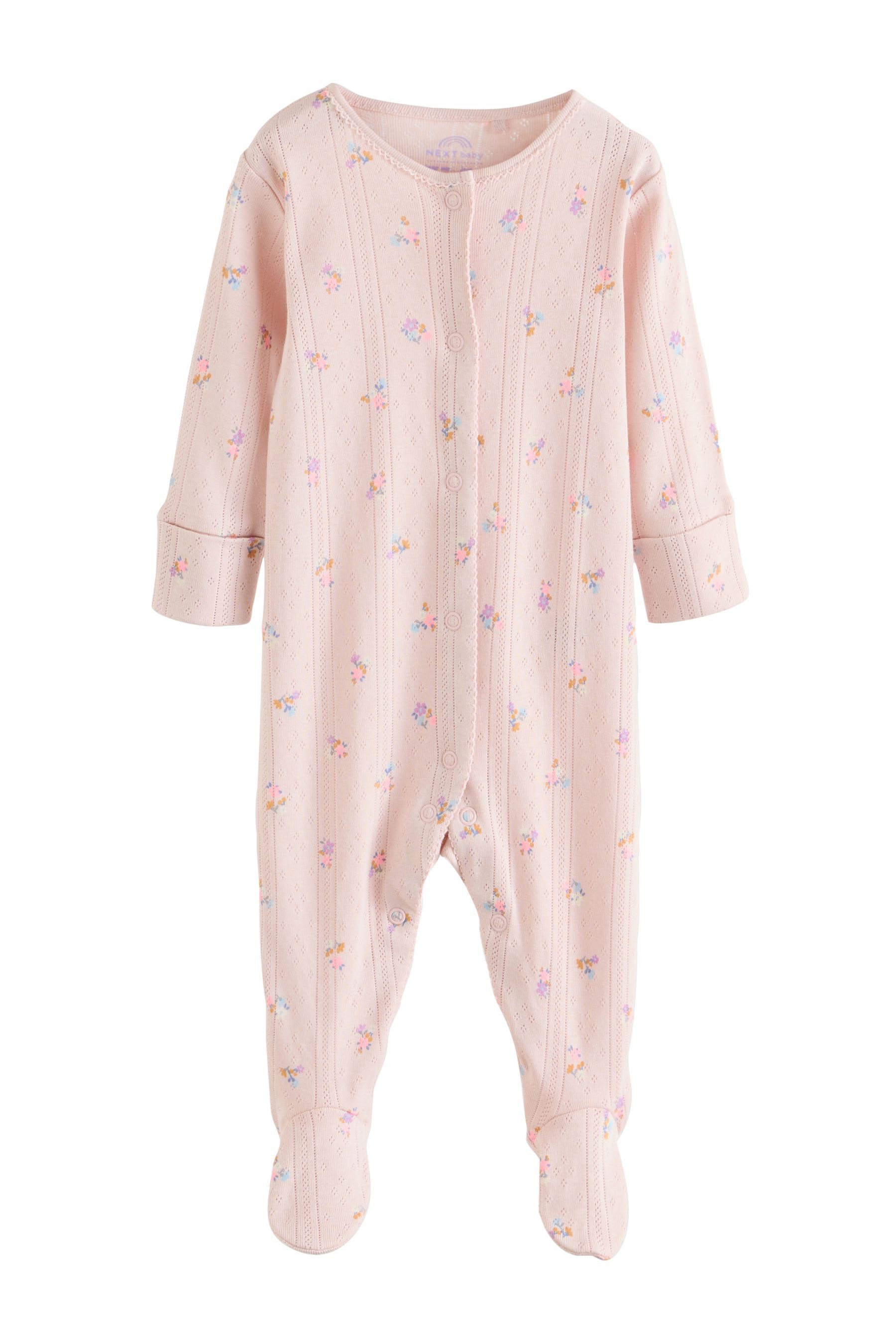 Next Schlafoverall 4er-Pack Baby-Schlafanzüge (4-tlg)