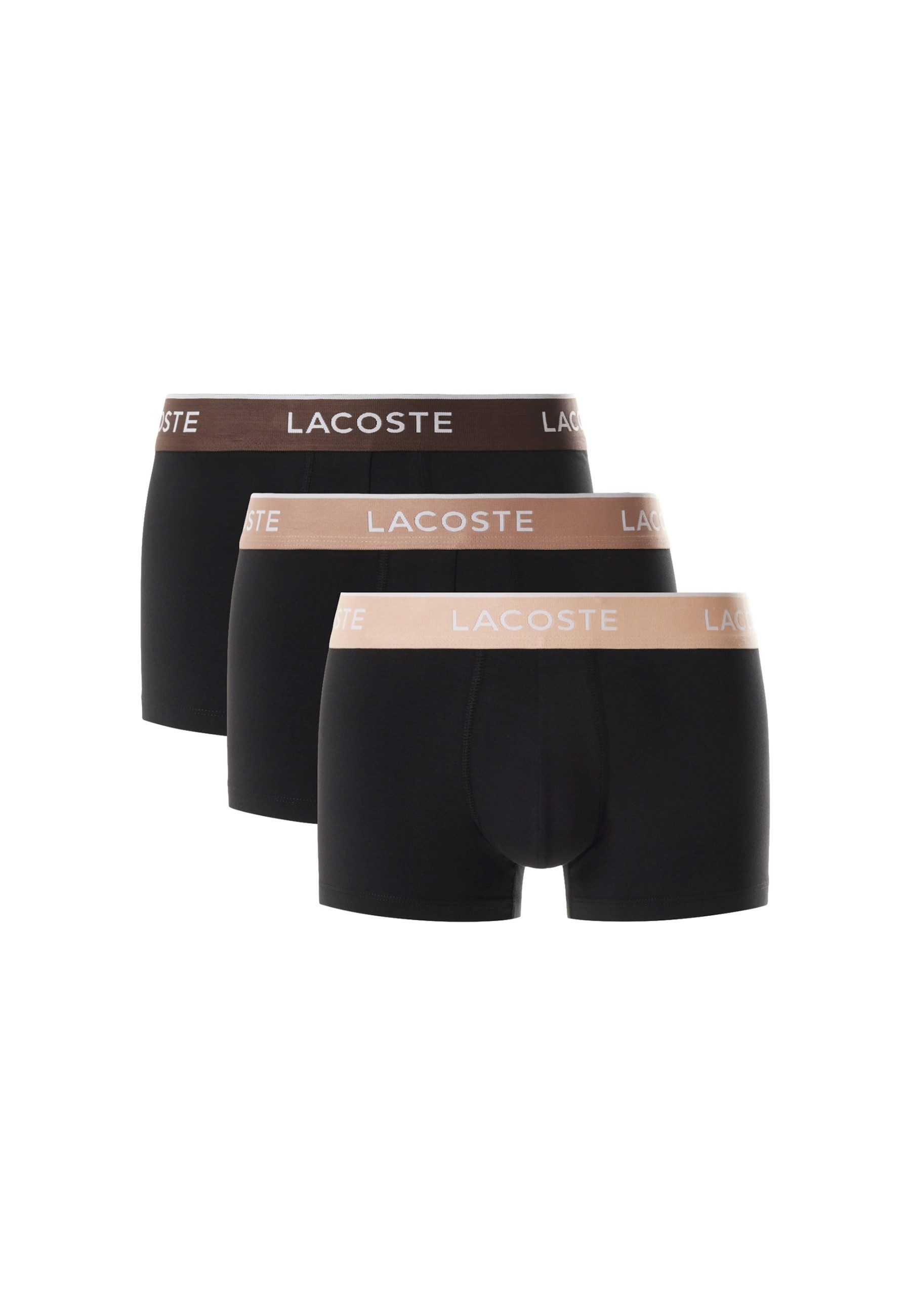 Lacoste Boxershorts Boxershorts Unterhosen 3-Pack (3-St) günstig online kaufen