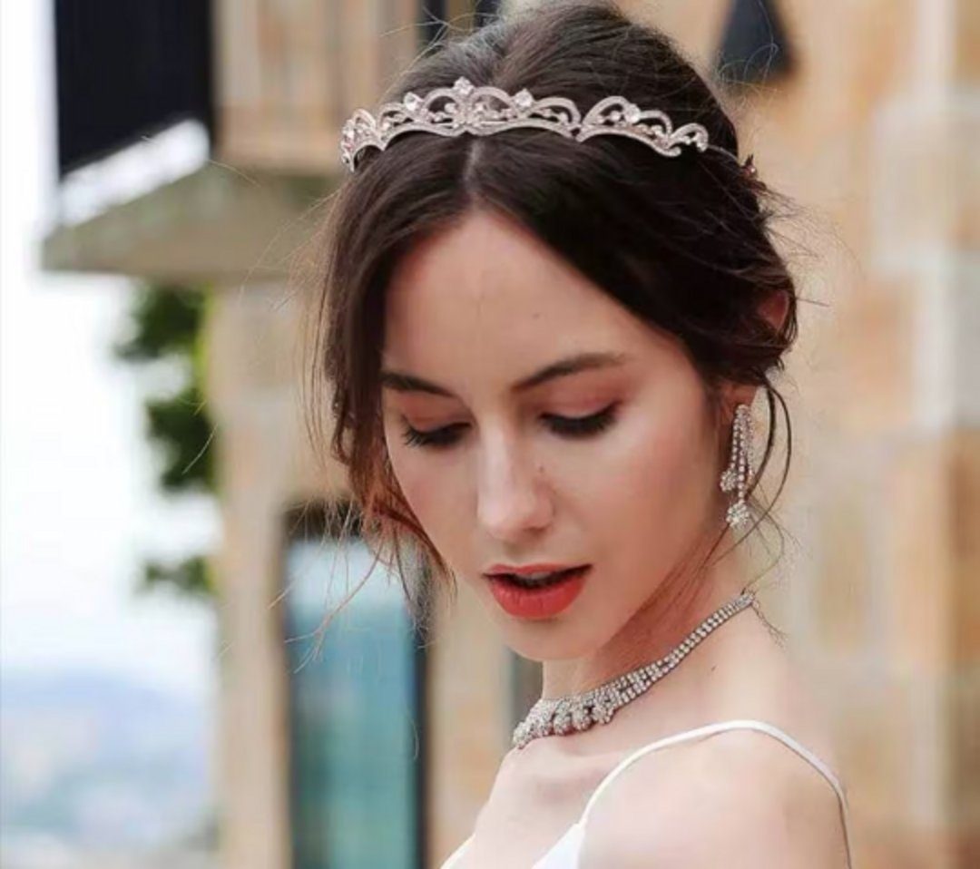 Brautkrone Diadem »Krone Tiara Braut Schmuck Hochzeit« (1 Teilig, 1-tlg.,  1-teilig), handgefertigt online kaufen | OTTO