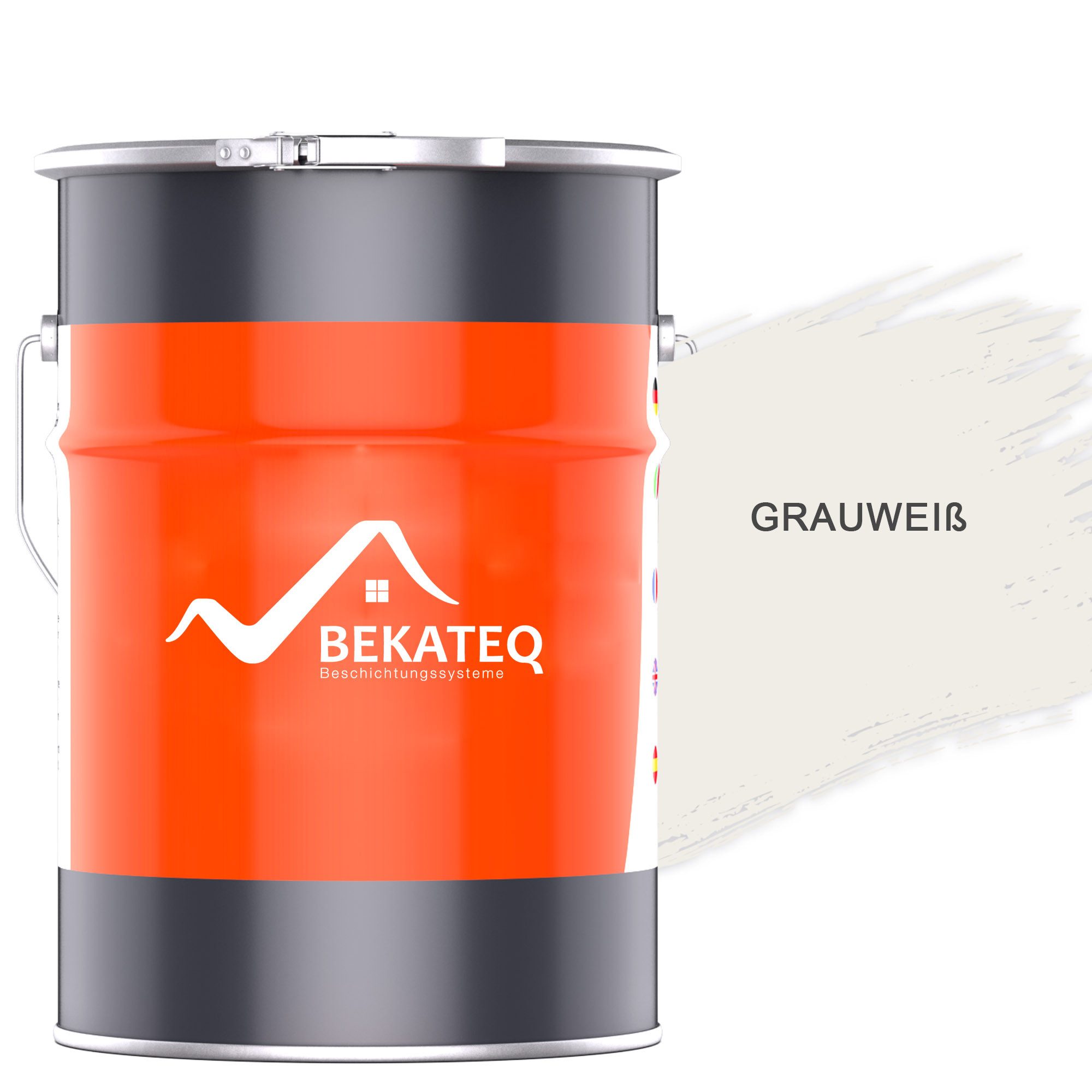 BEKATEQ Tür- und Fensterlack LS-440 Set 2in1, seidenmatt oder glänzend, Lack für Holz, Metall, Kunststoff, Holzlack