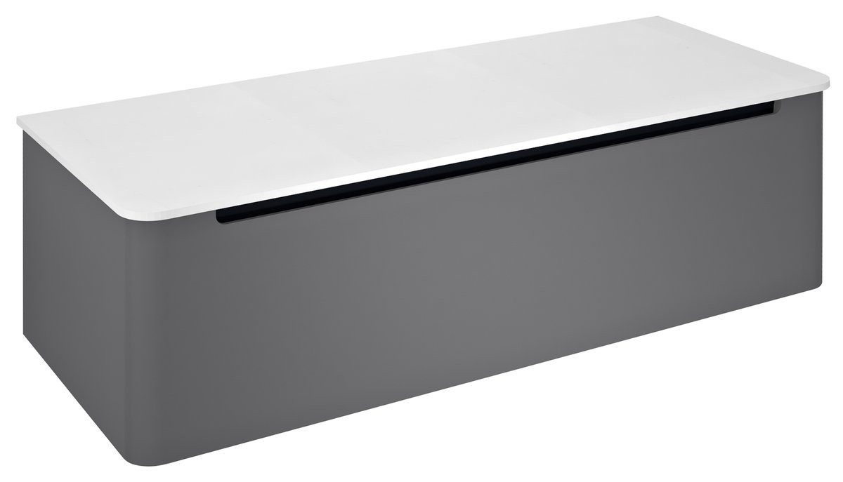 Sapho Waschbeckenunterschrank KERALA Unterschrank 120x35x47,5cm, 1x Schublade, carina Sapho-KR120-4141