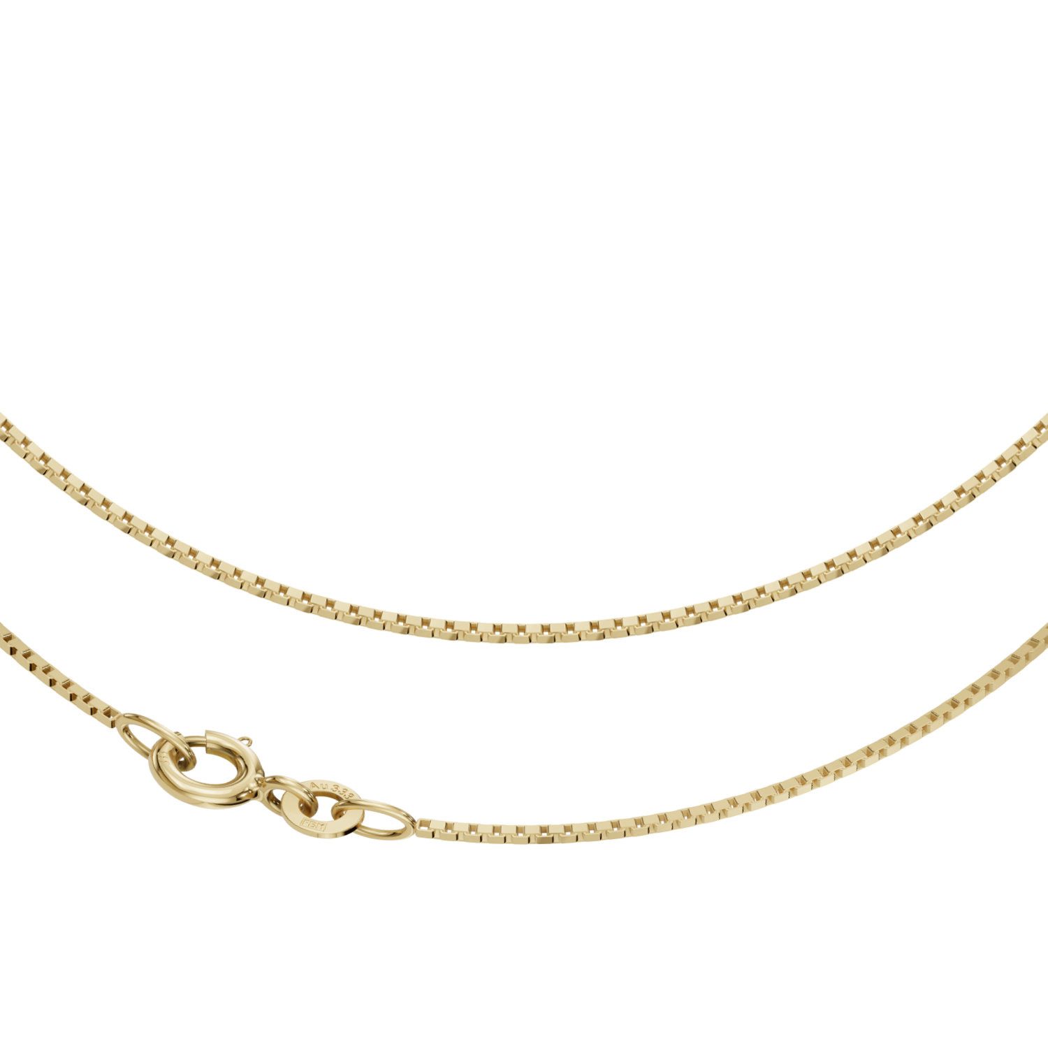 Goldkette JB Collier Veneziakette 0,9 mm 333 Gelbgold 34 - 60 cm