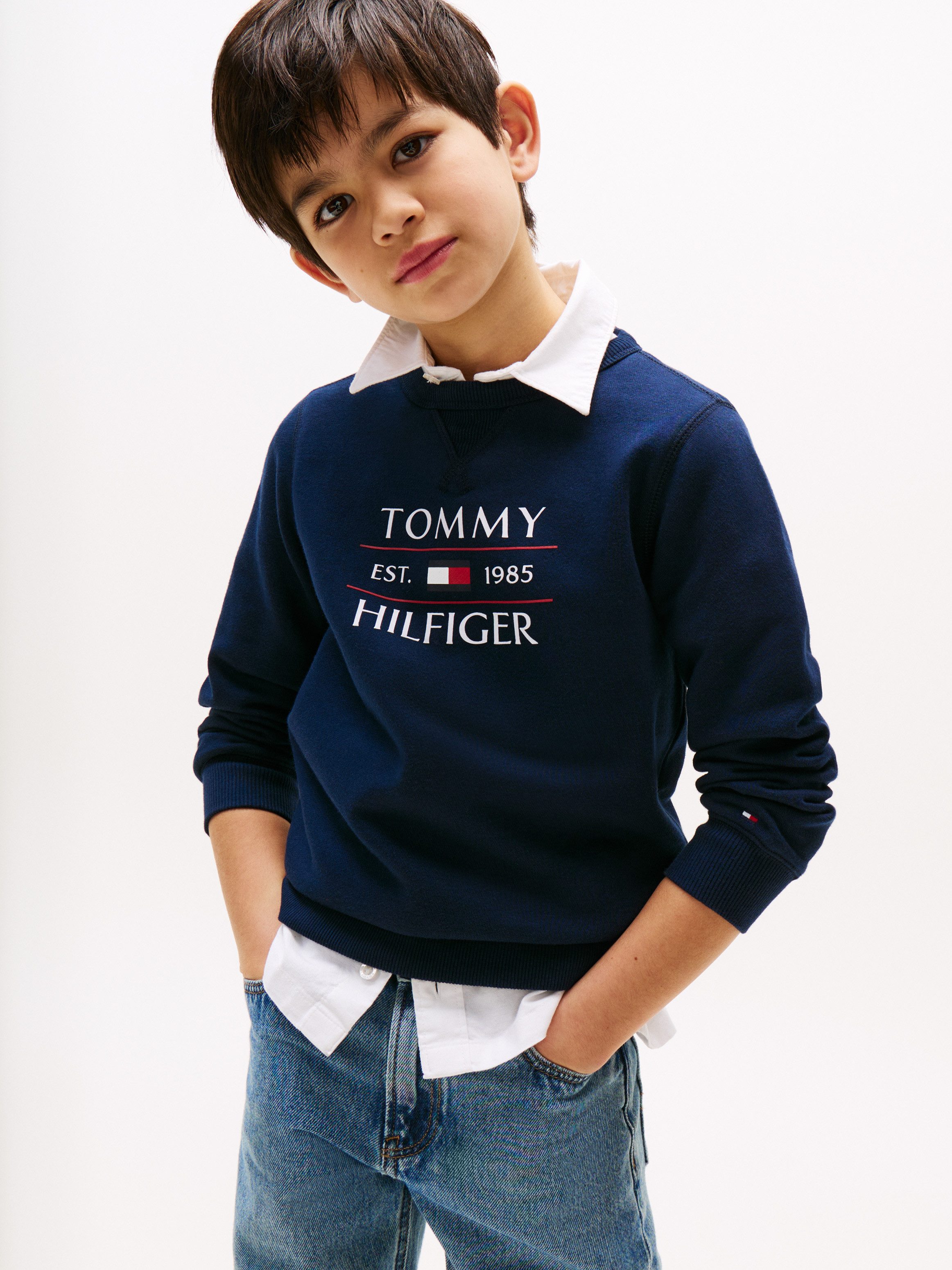 Tommy Hilfiger Sweatshirt TOMMY FLAG HILFIGER günstig online kaufen