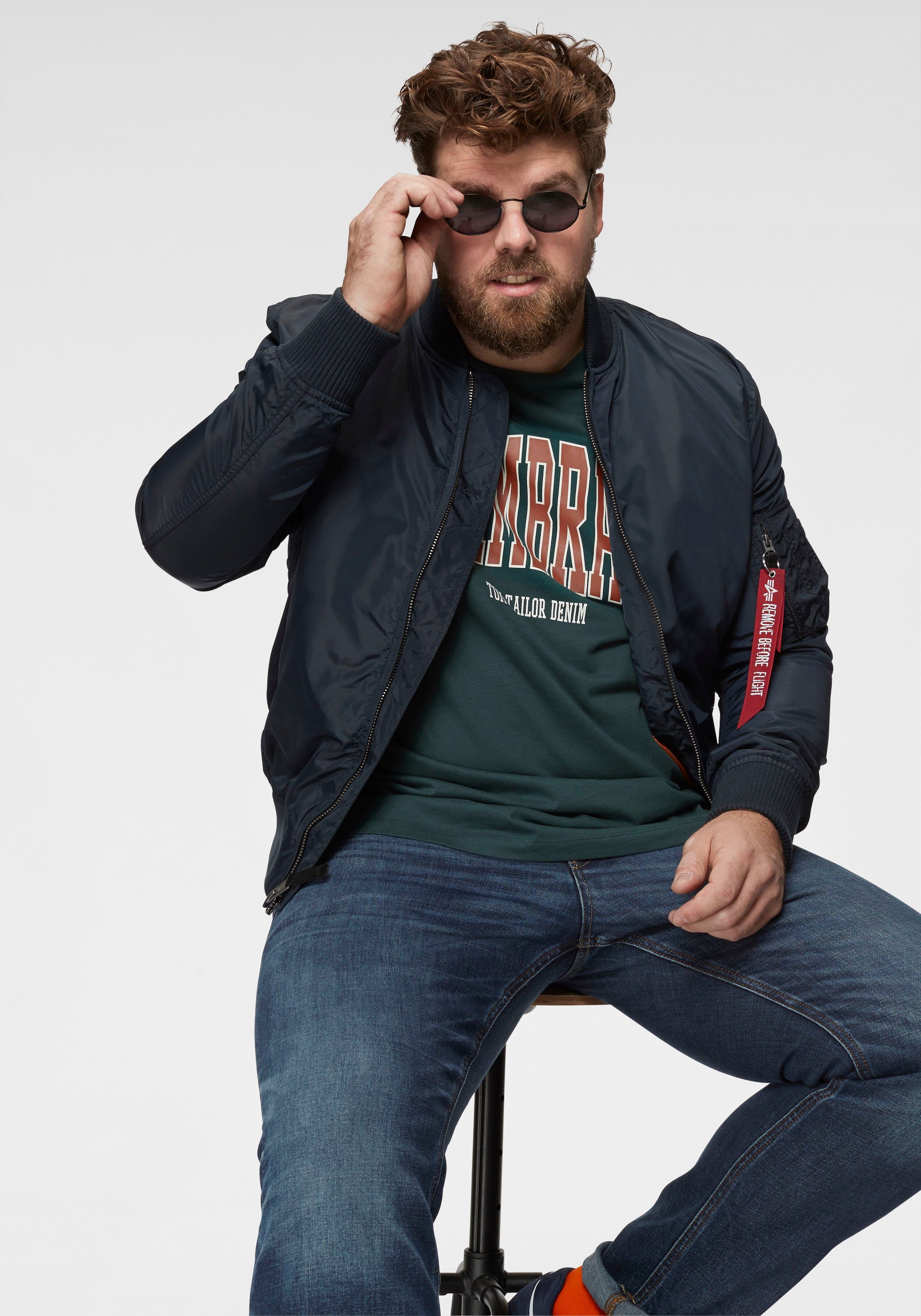 Alpha Industries Bomberjacke MA-1 TT Kunstfaser, slim fit