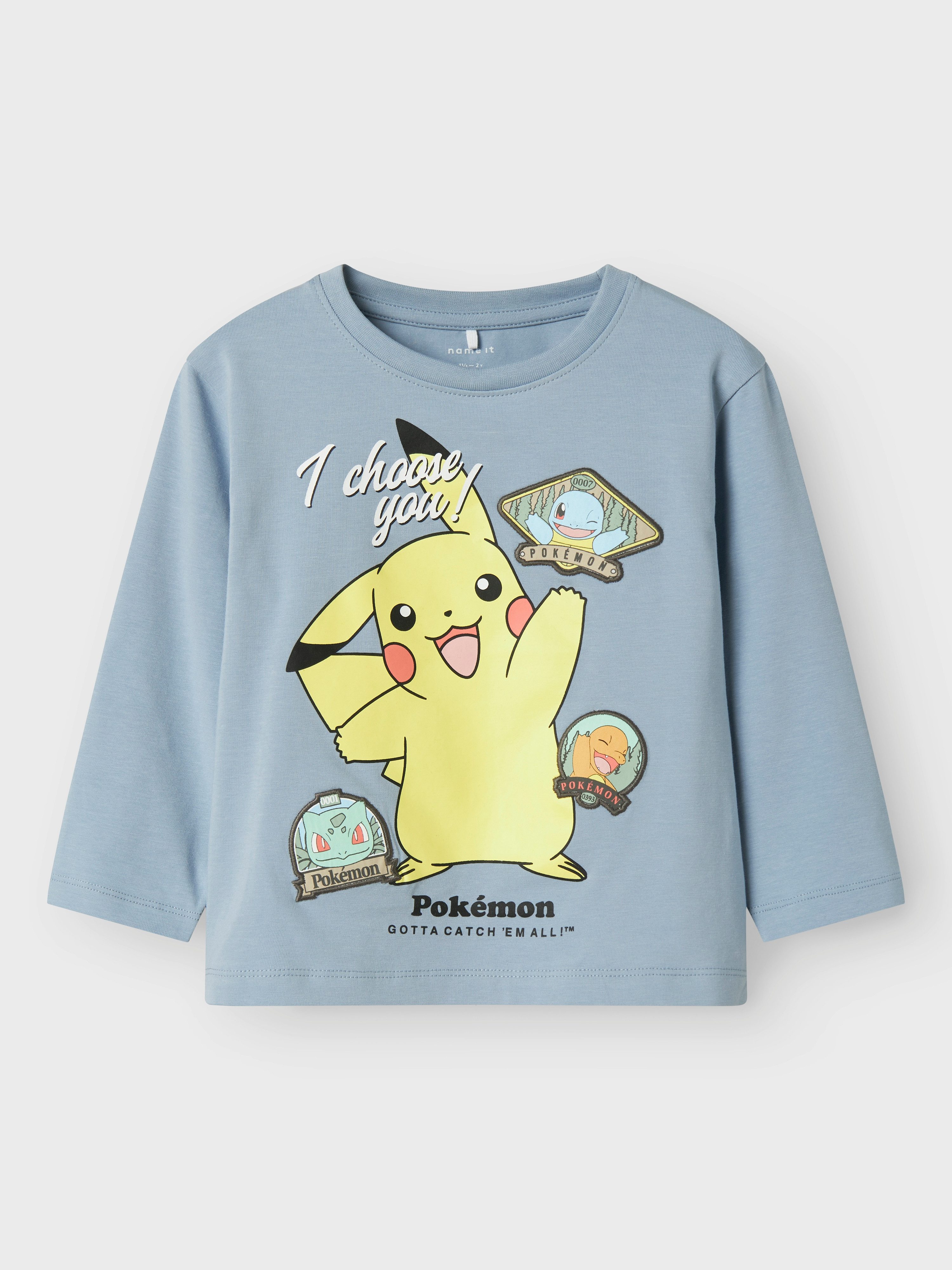 Langarmshirt NMMJUMBO POKEMON NREG LS TOP BOX SKY