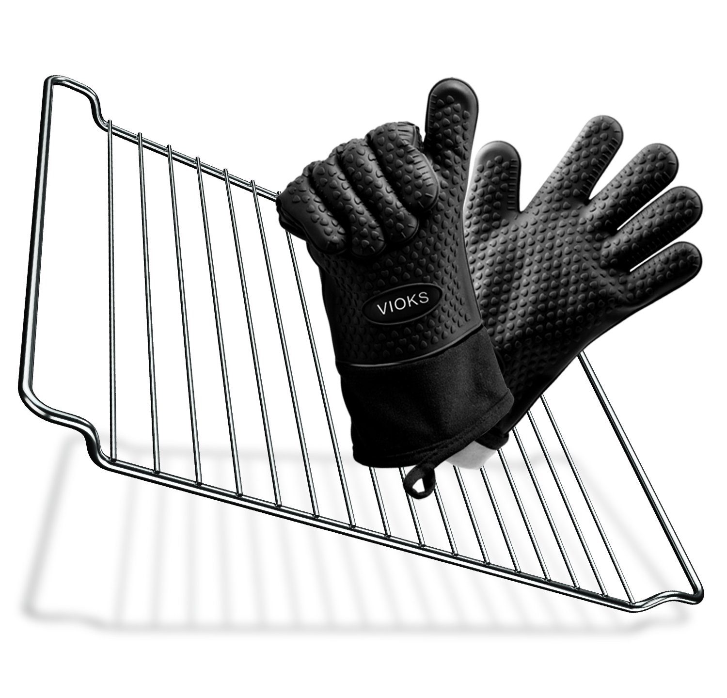 VIOKS Grillrost Backgitter Set Ersatz für Bauknecht 481245819334