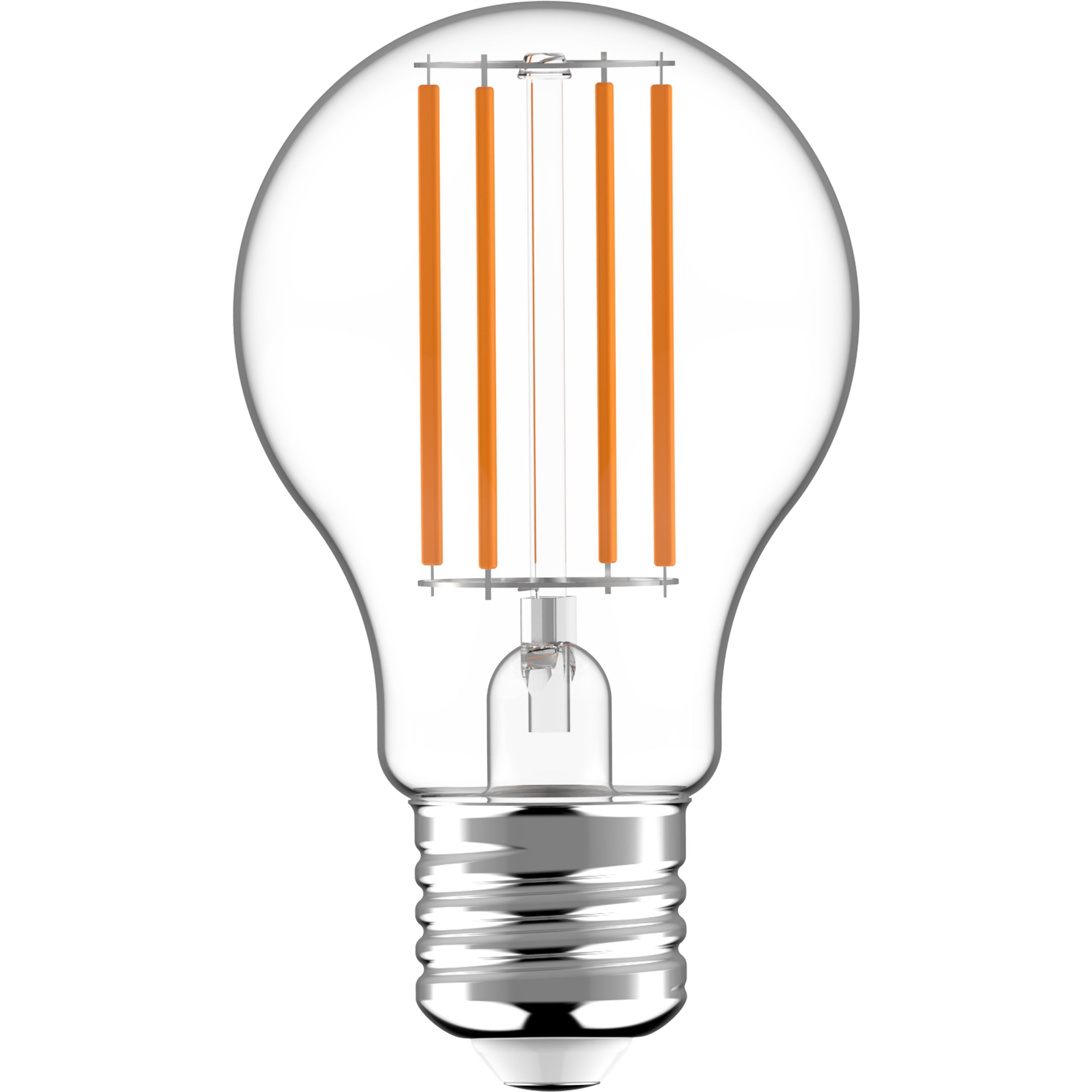 LED's light LED-Leuchtmittel 0620164 LED Birne, E27, E27 2,2W warmweiß Klar A60 - 50.000h Haltbarkeit