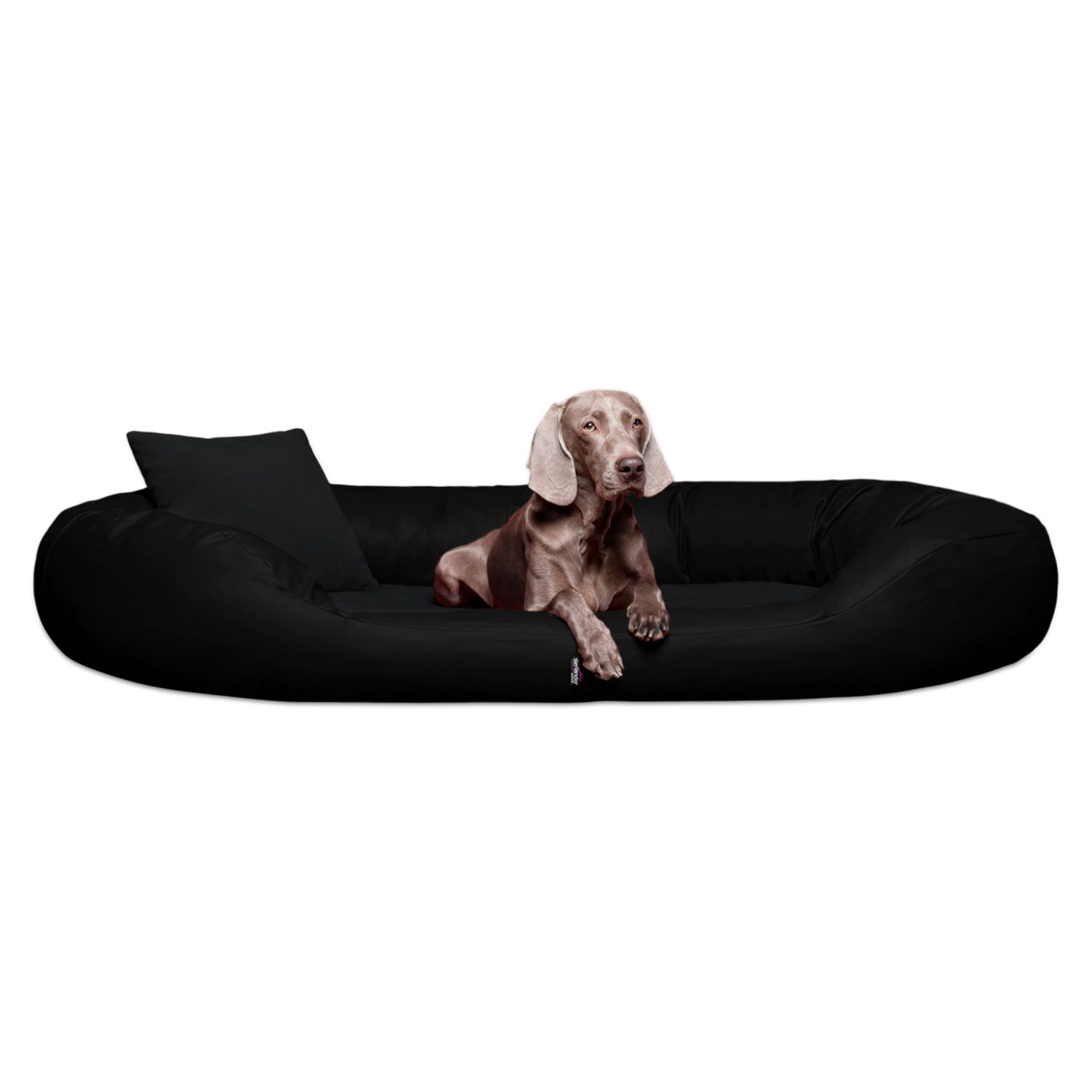 Tierbett Orthopädisches Hundebett SAMMY VIP, Kunstleder - High-Tech-Velours