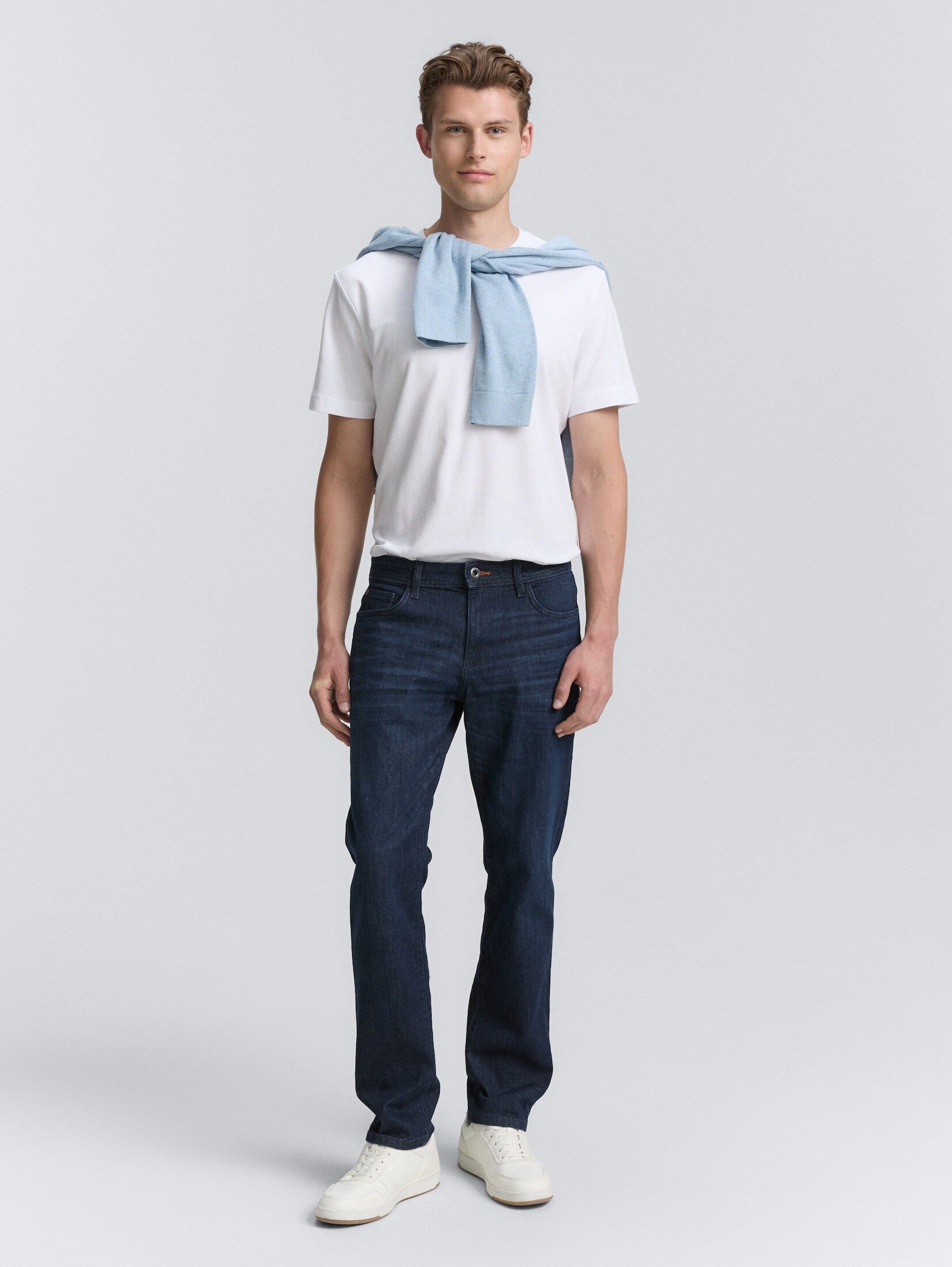 TOM TAILOR Straight-Jeans Jeanshosen TTMARVIN STRAIGHT günstig online kaufen