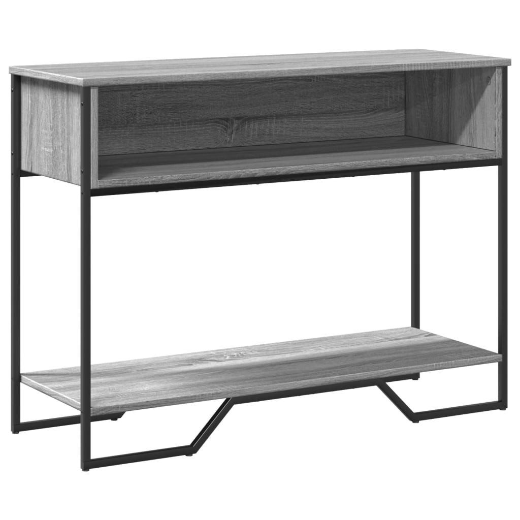 vidaXL Beistelltisch Konsolentisch Grau Sonoma 100x35x74,5 günstig online kaufen