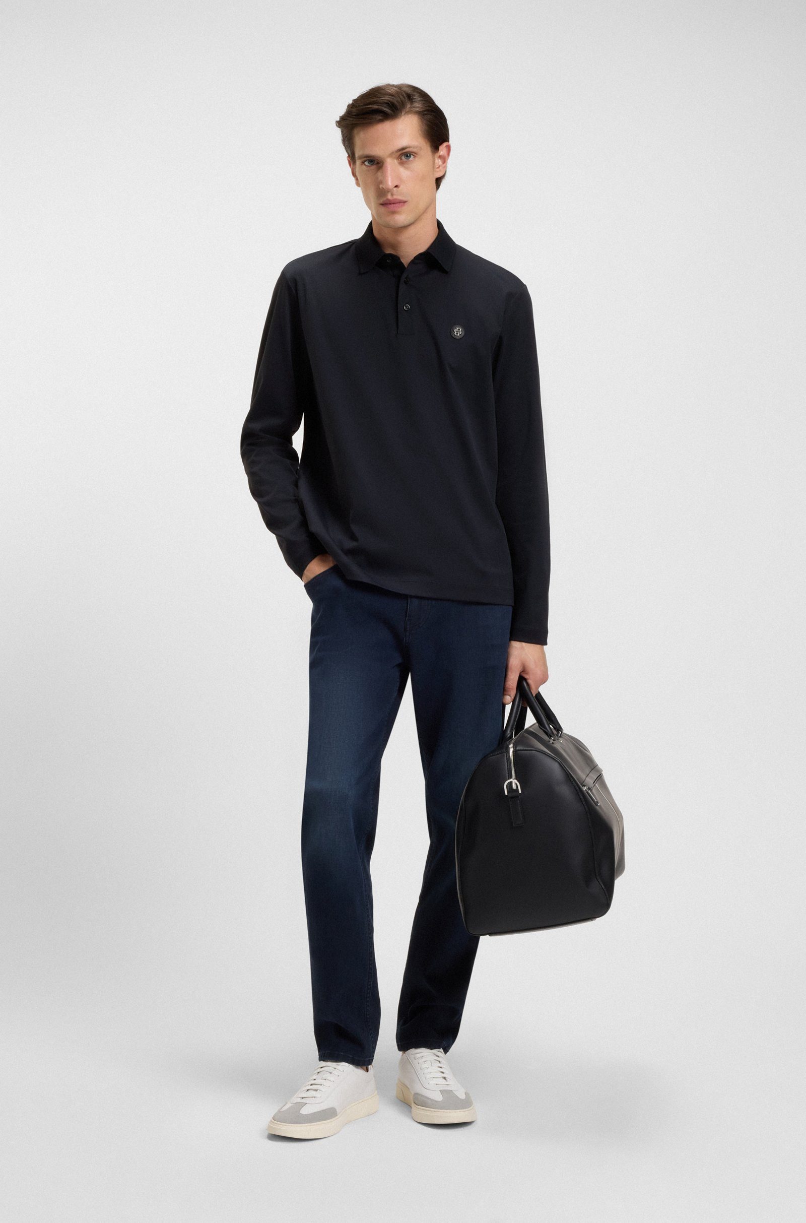 BOSS Langarmshirt Paley (1-tlg., keine Angabe) günstig online kaufen