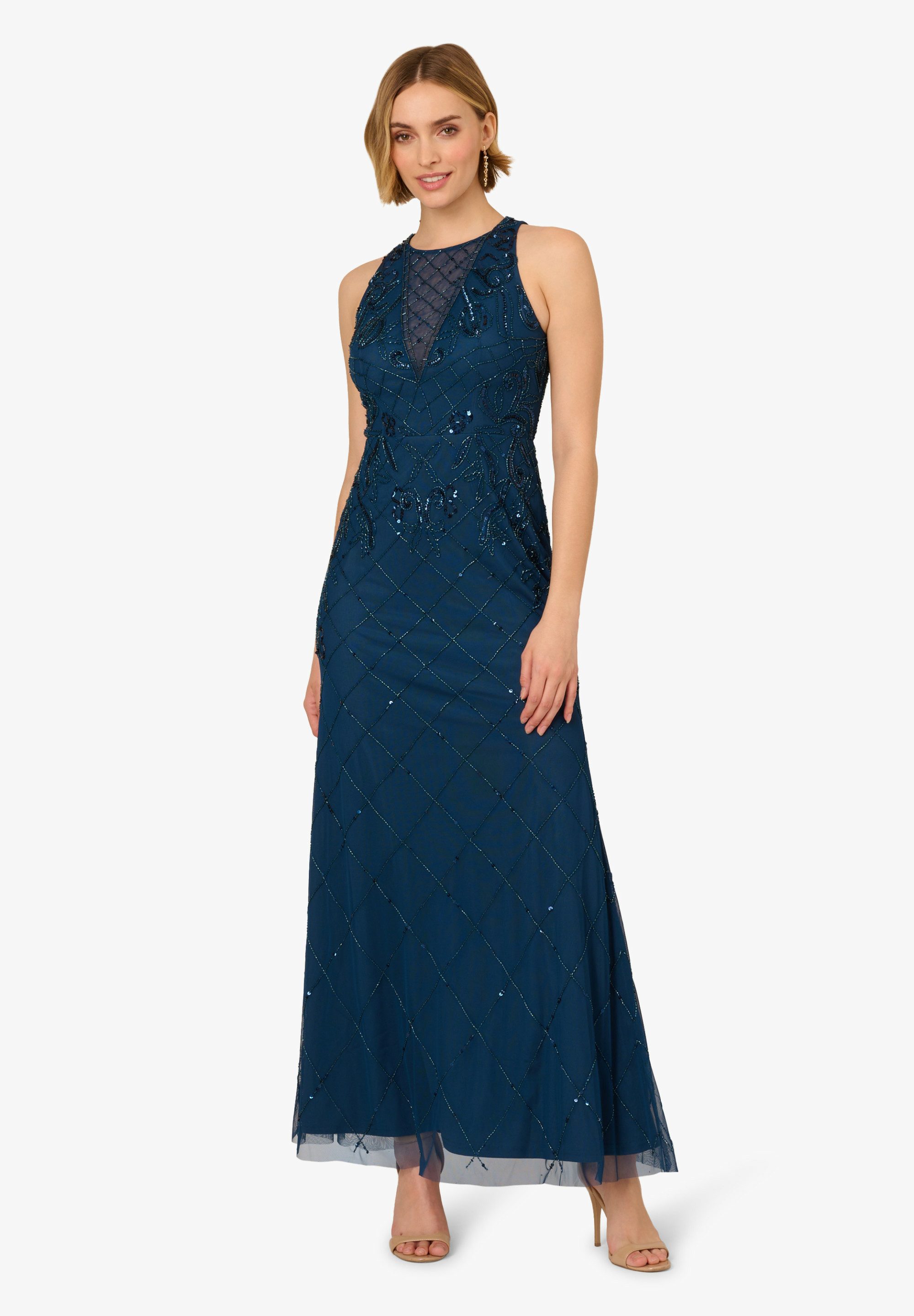Abendkleid Bead Halter Long Dress