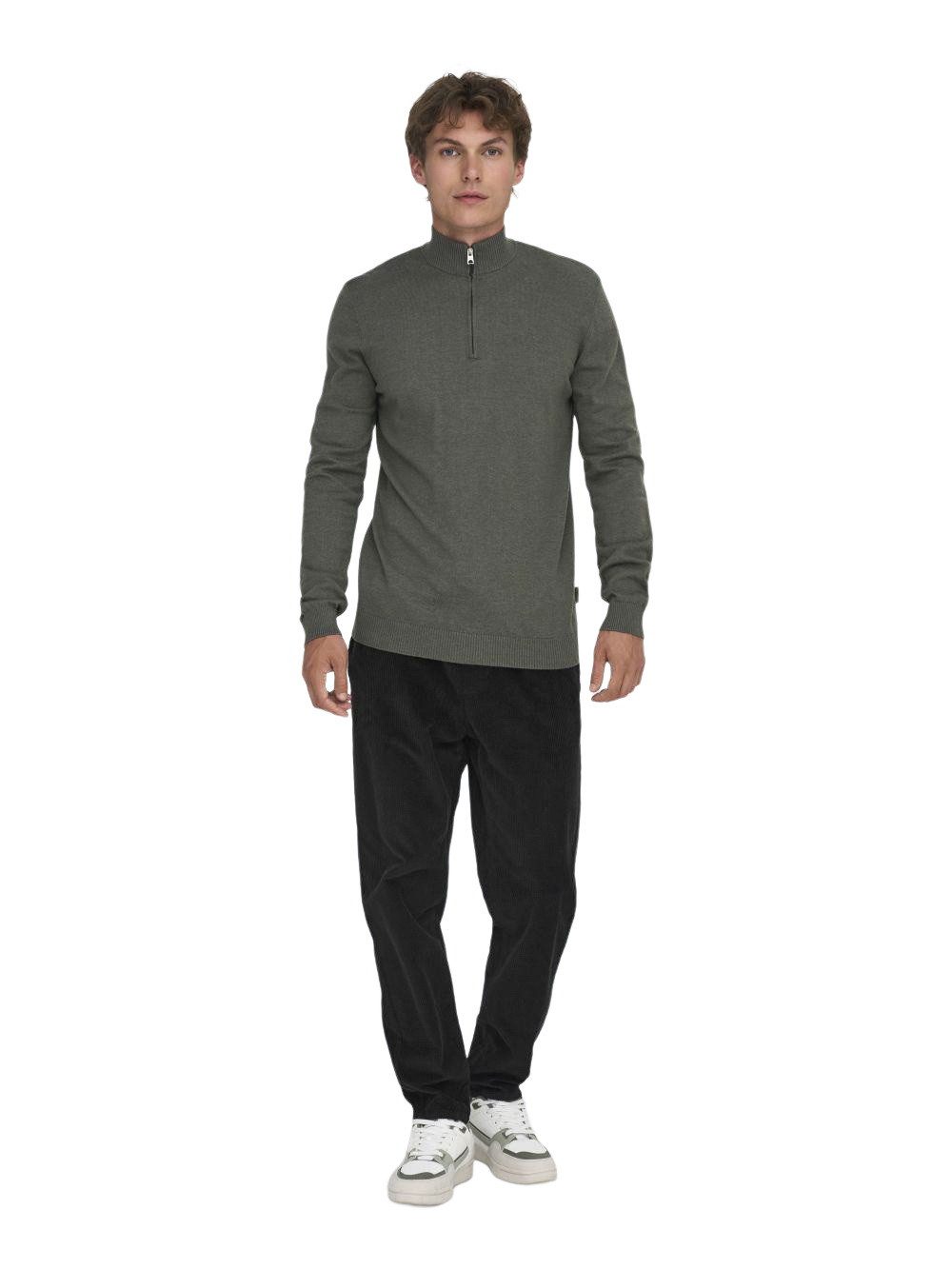 ONLY & SONS Sweathose ONSLINUS TAP CORDUROY 0185 PANT aus Baumwollmix – Bild 2 von 5