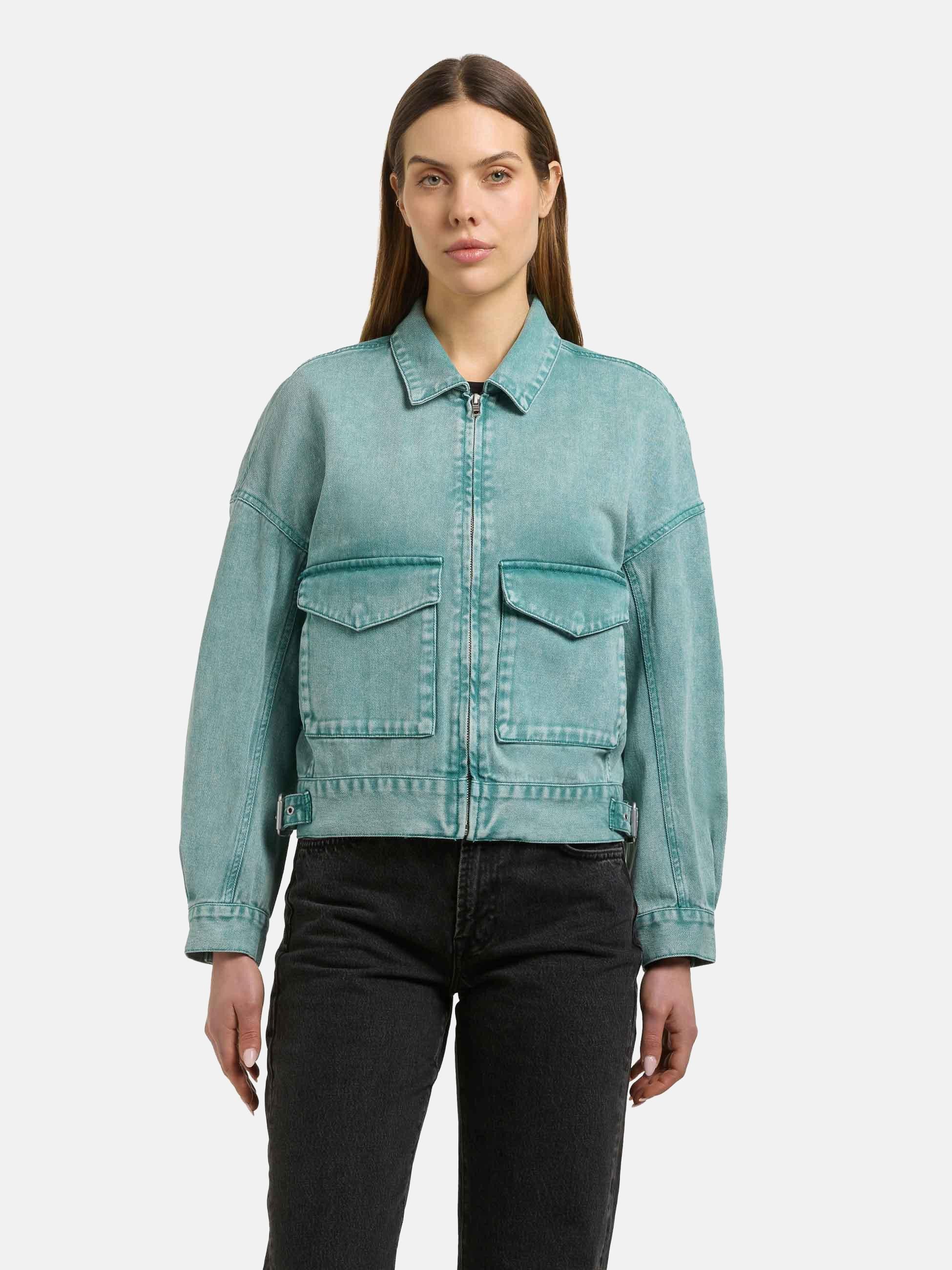 khujo Hemdjacke Nelina (1-St) Oversize Jeansjacke