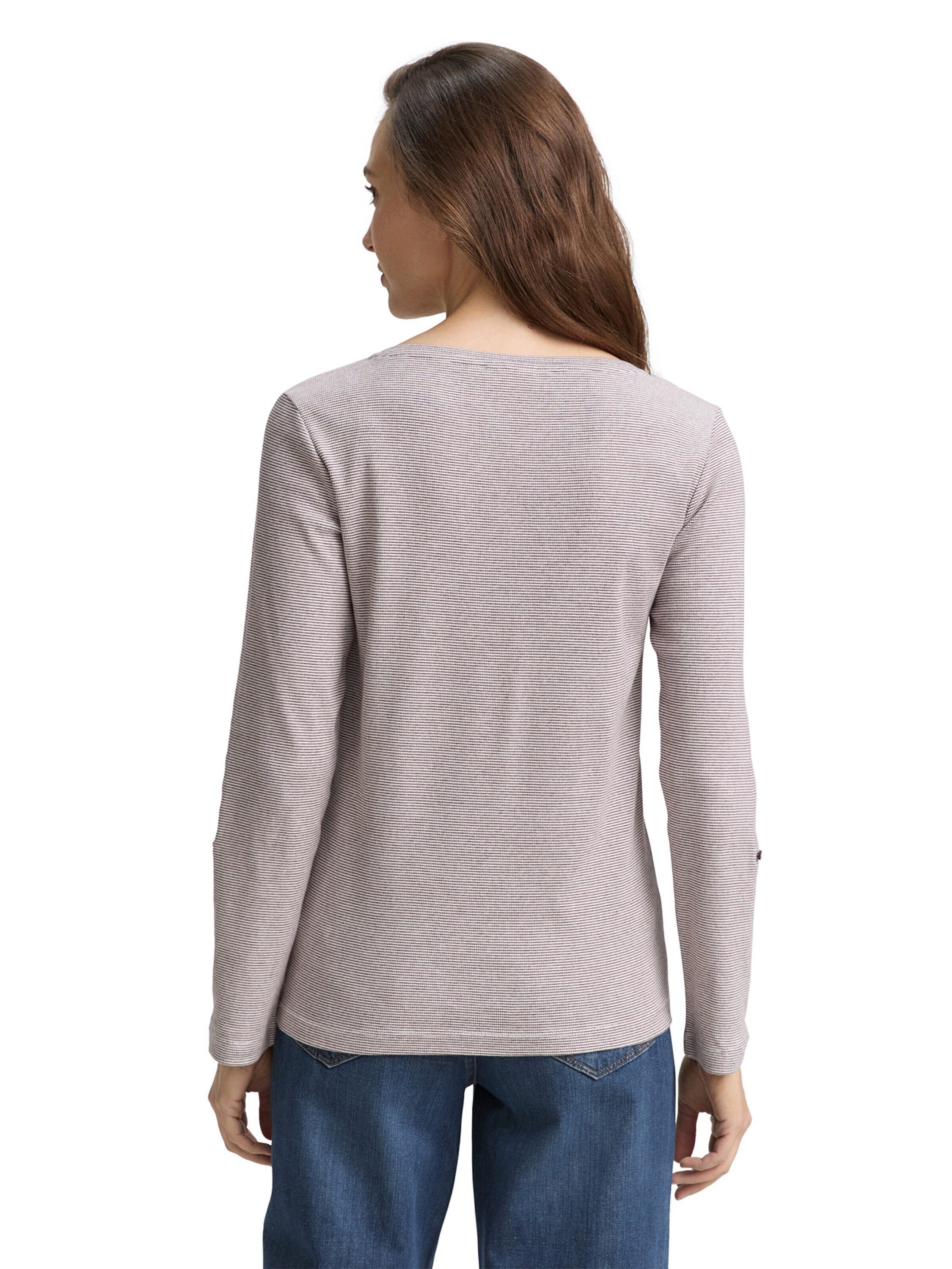 TOM TAILOR Langarmshirt (1-tlg) Plain/ohne Details