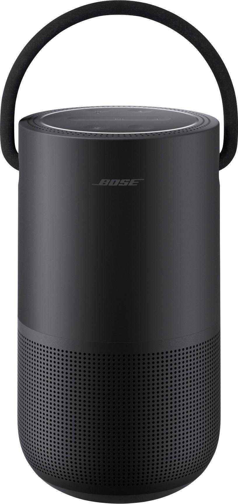 Bose Portable Home Speaker Bluetooth- u. WLAN Lautsprecher Bluetooth-Lautsprecher (Bluetooth, WLAN (WiFi), AirPlay 2, wasserabweisend, kraftvoller 360°-Klang, Multiroom)