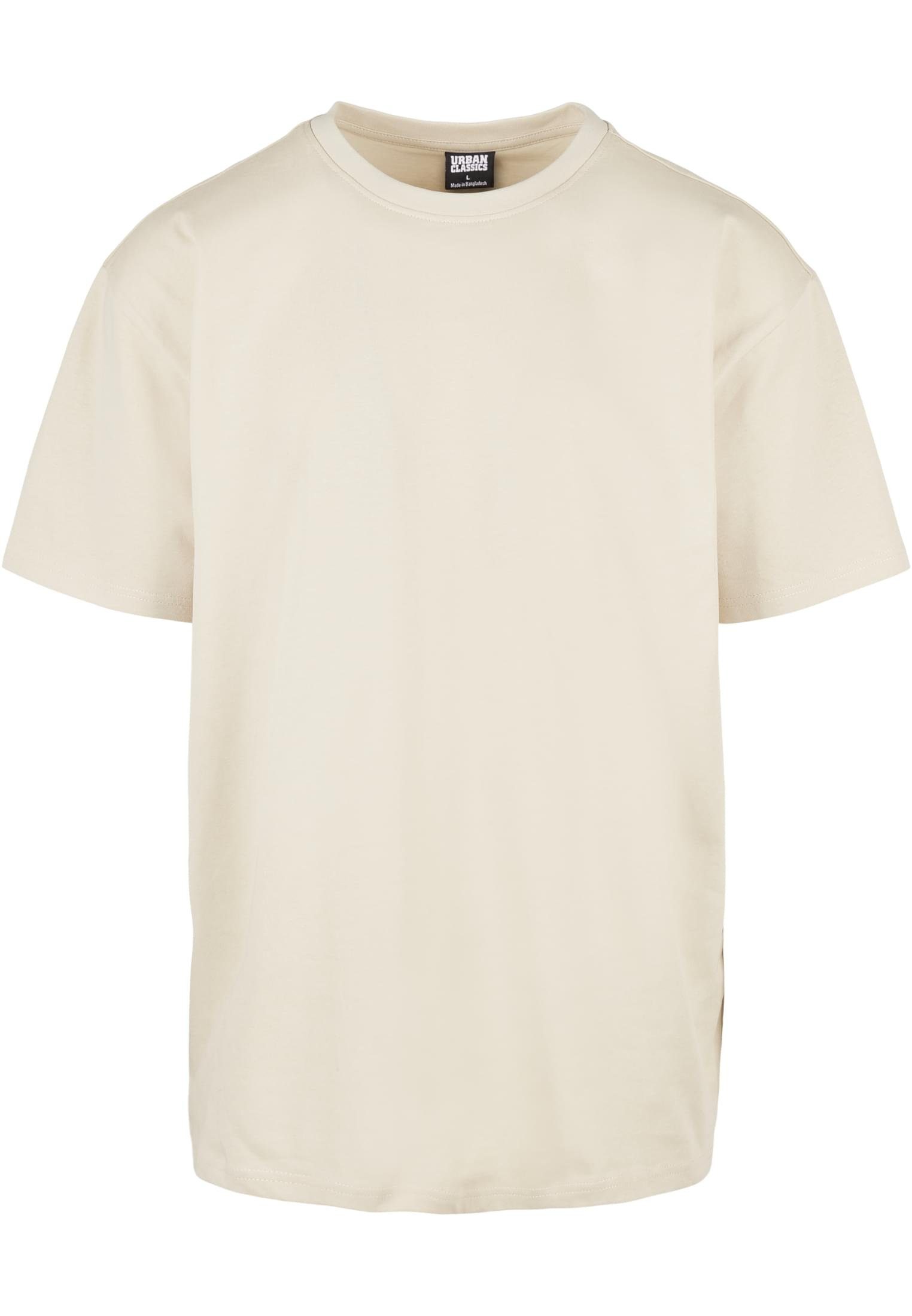 Tee (1-tlg) Oversized Heavy Herren URBAN CLASSICS T-Shirt sand