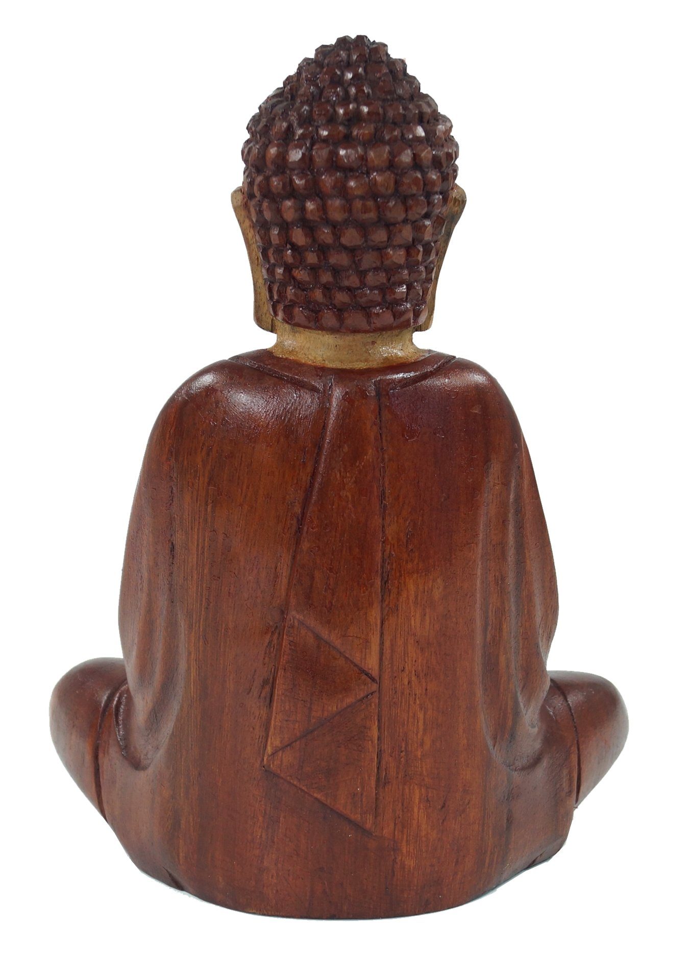 Guru-Shop Buddhafigur Buddha cm.. 20 Statue, Handarbeit Holzbuddha