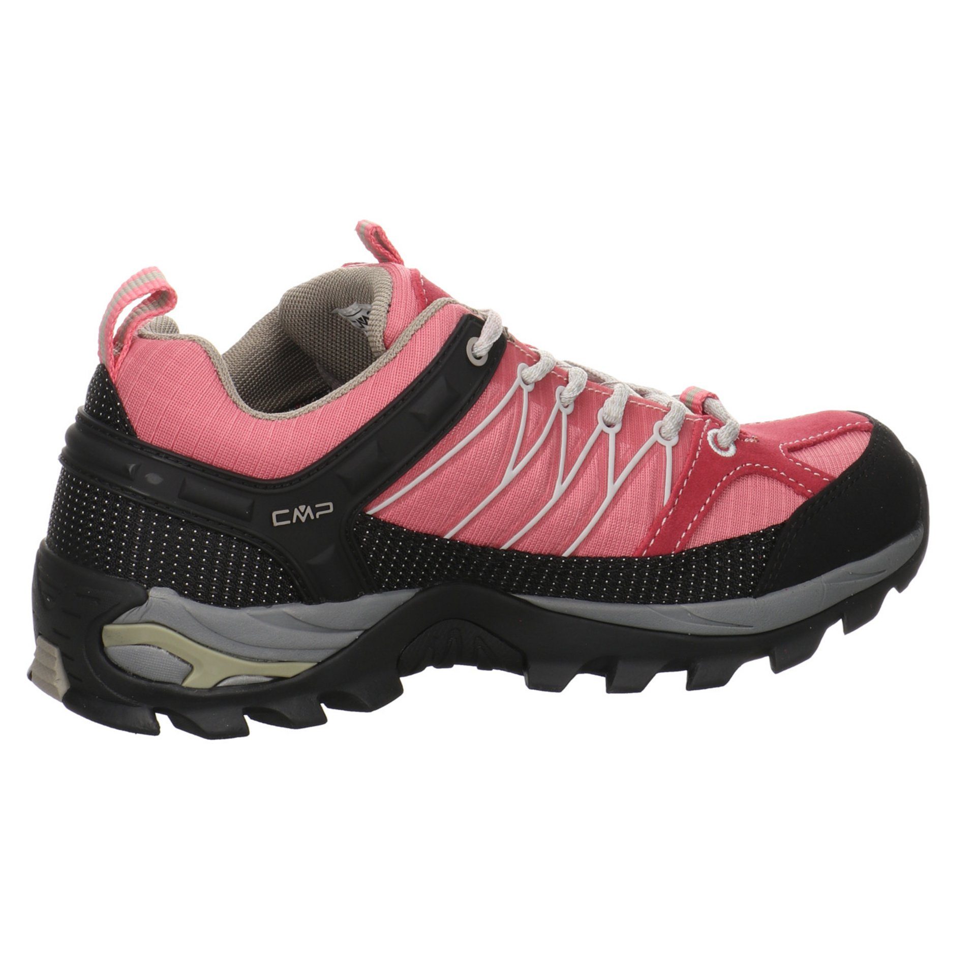 Low Leder-/Textilkombination Rigel kombi-schwa Damen rot+lila Outdoorschuh Outdoorschuh CMP Schuhe Outdoor