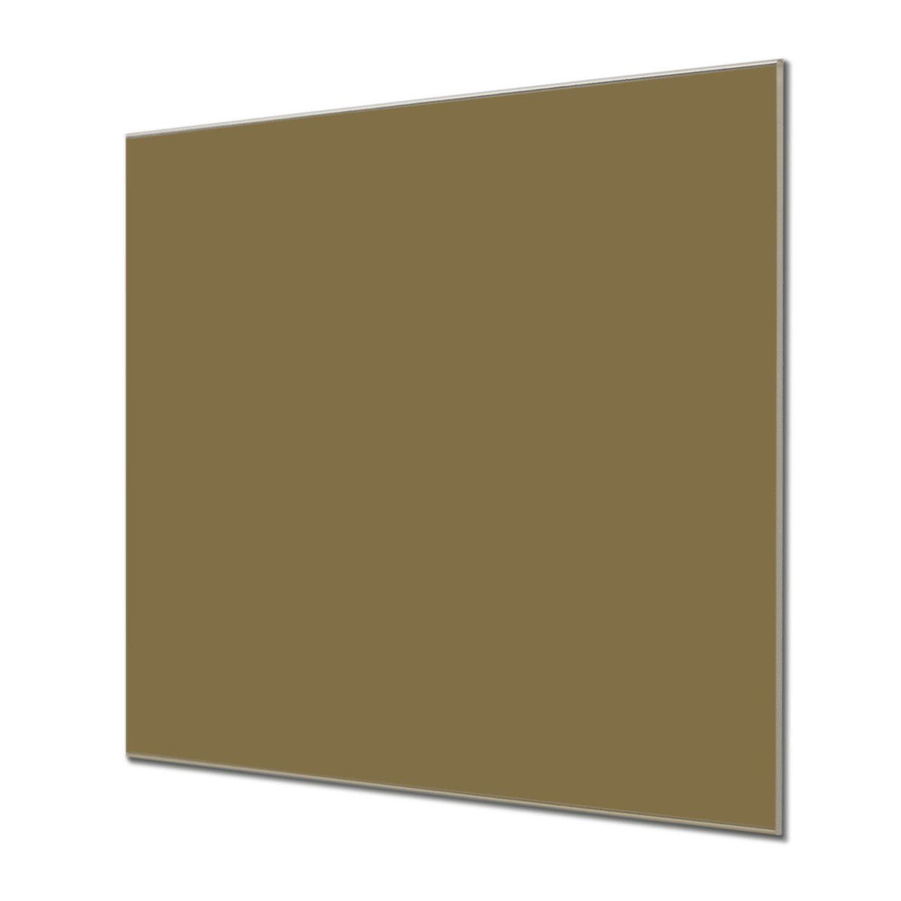 (gehärtetes Glas Wandtafel Metallic, 4 Gold Magnete inklusive) banjado Glas,