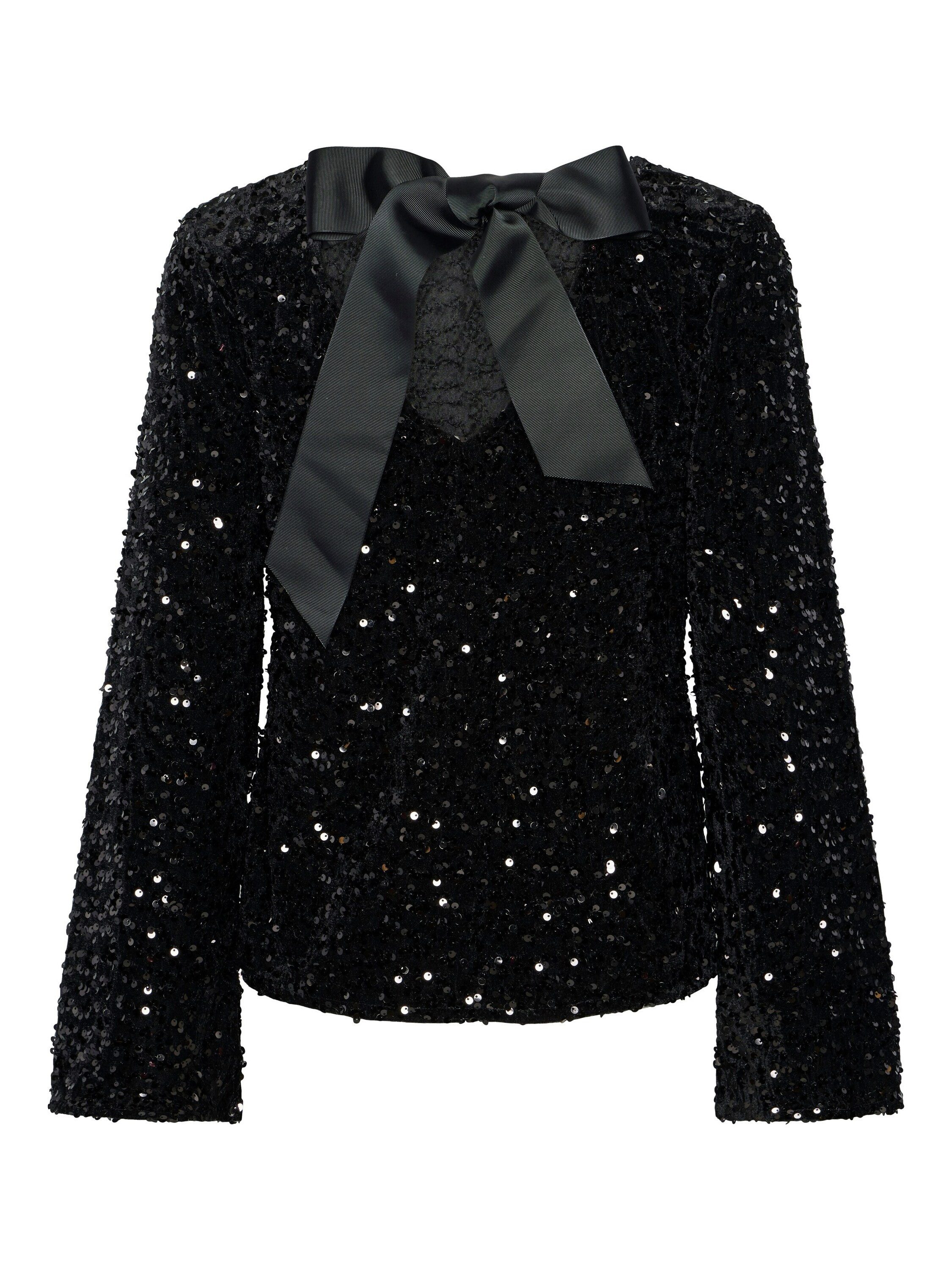 pieces Langarmbluse PCKAM (1-tlg) Cut-Outs