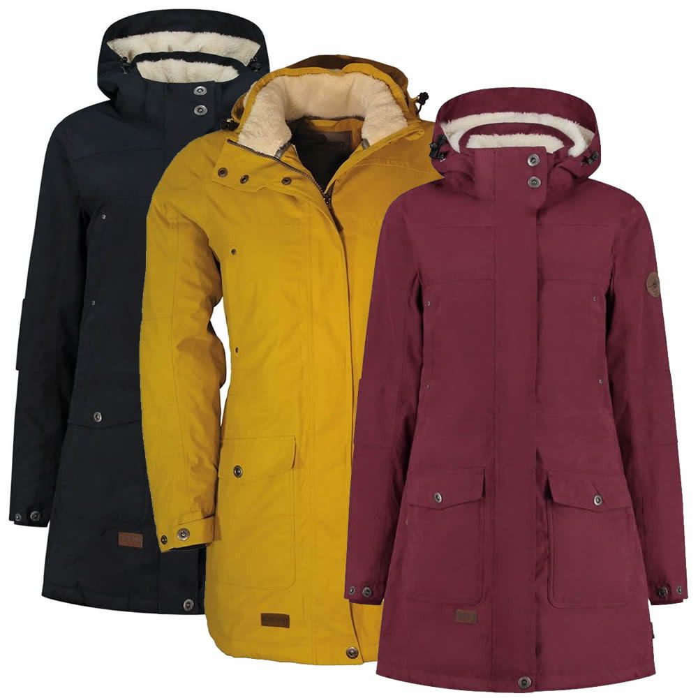 RennerXXL Regenmantel Blue Wave Anke Gefütterter Damen Winterparka Steppfut günstig online kaufen