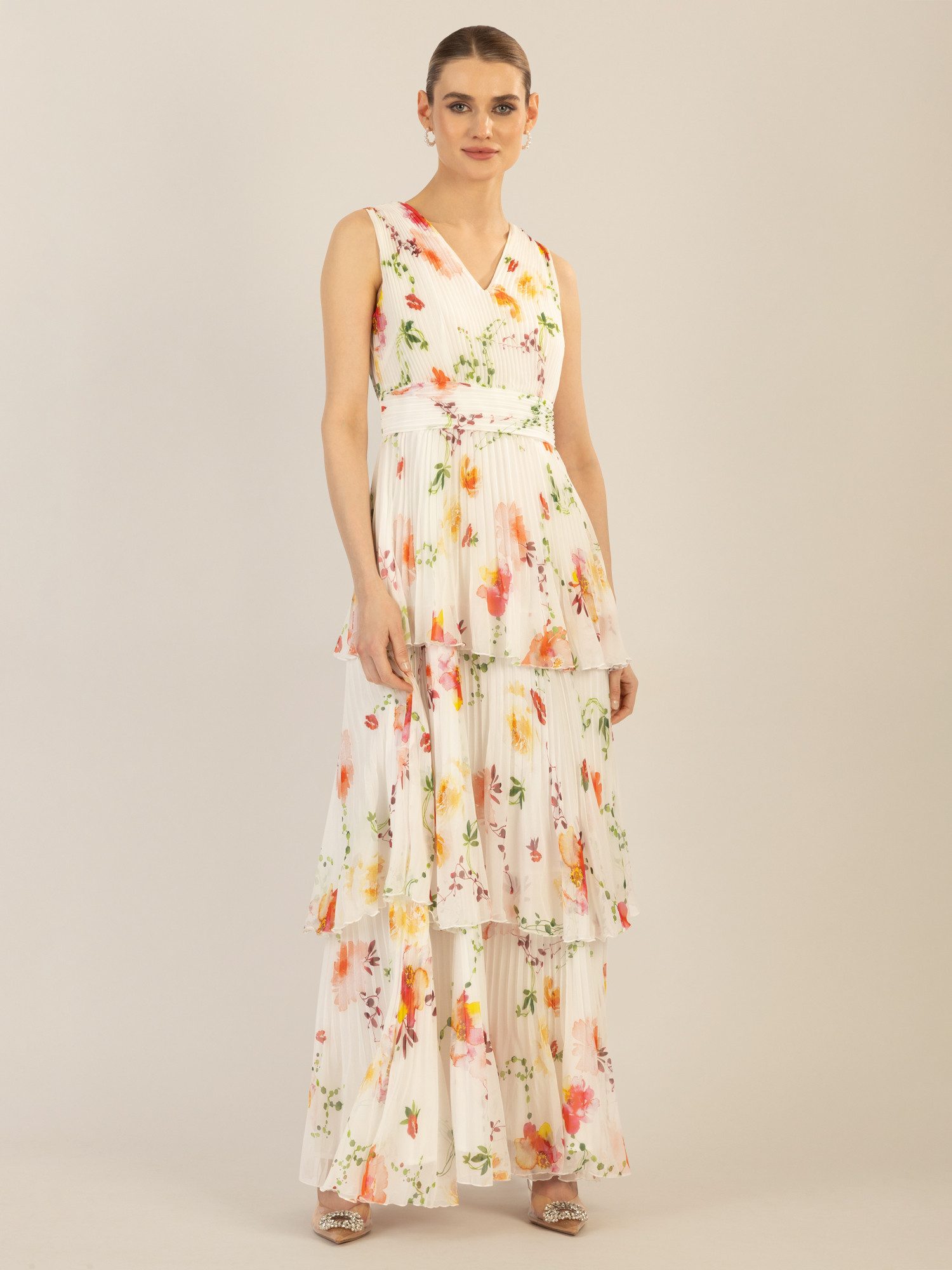 Apart Abendkleid mit Blumenmuster günstig online kaufen